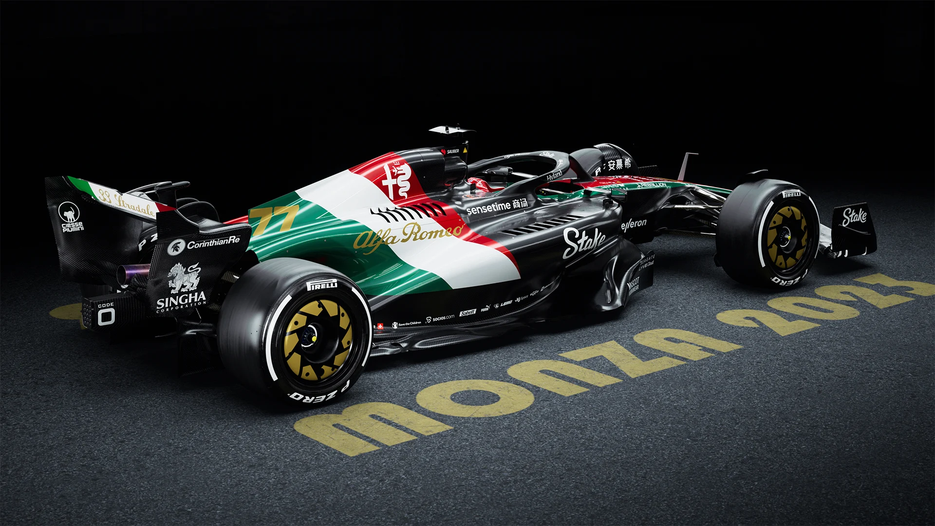 Alfa Romeo Unveil New Italian Inspired Tribute Livery For Their Home Race In Monza. Formula 1®