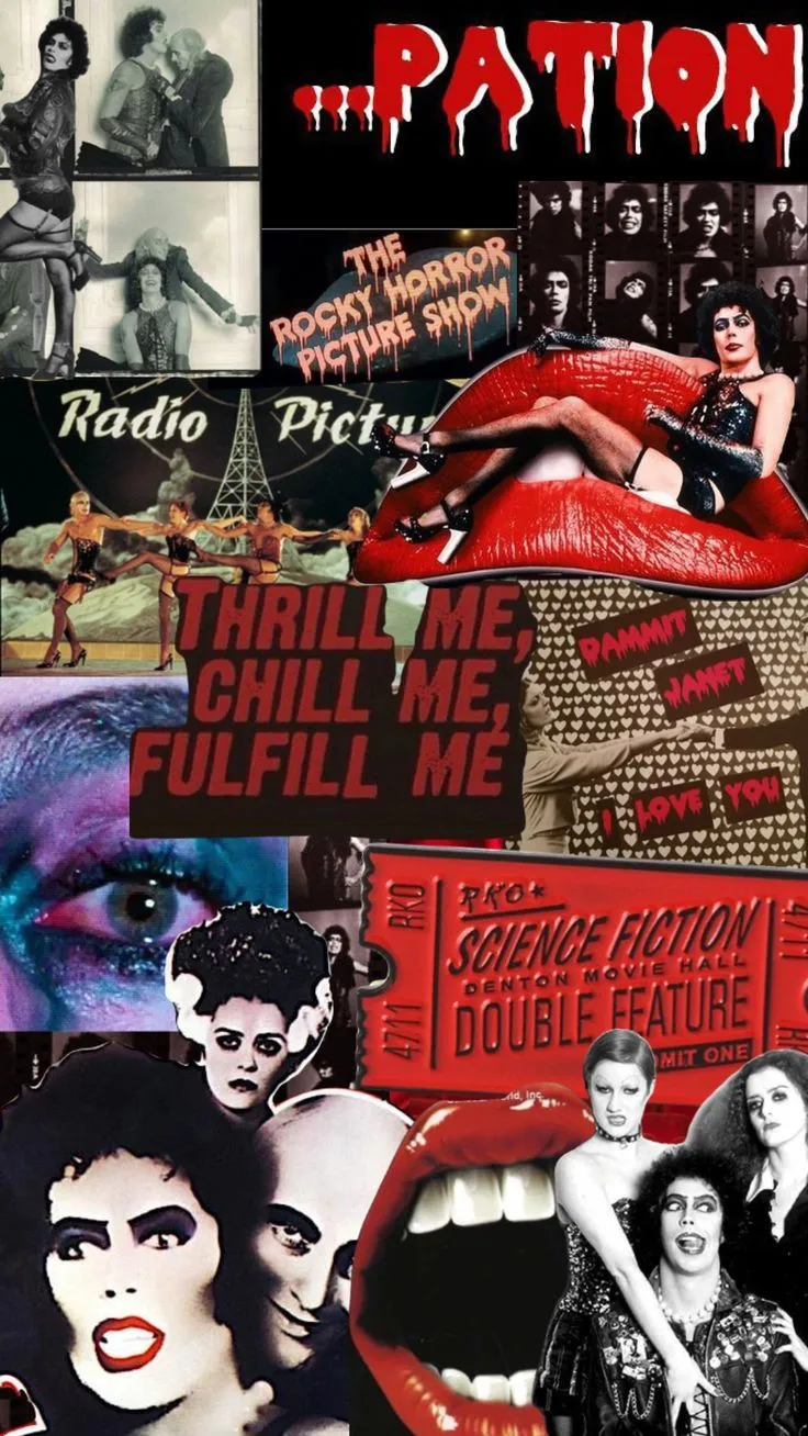 Dr frank n furter wallpaper, Rocky horror picture show background, Aesthetic