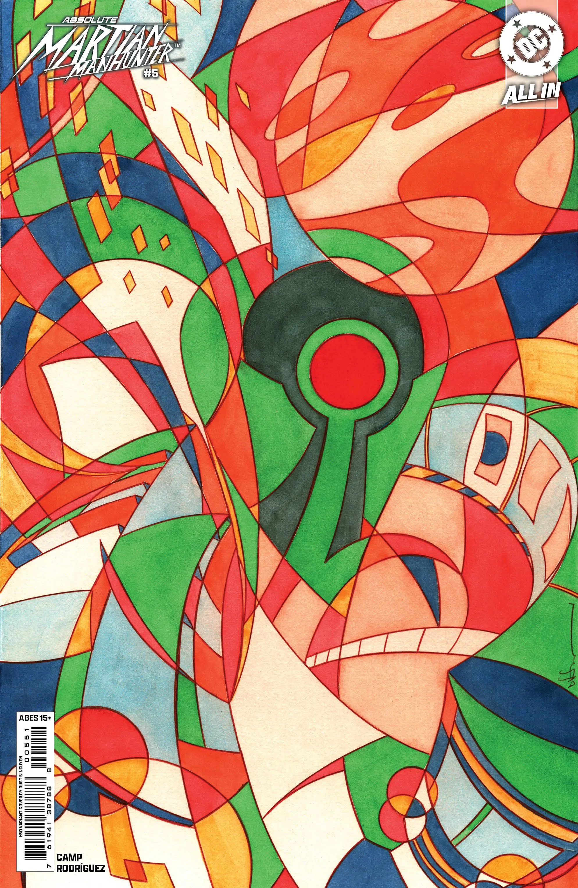 Absolute Martian Manhunter (Of 12) Cover E Incentive 1:50 Dustin Nguyen Card Stock Var