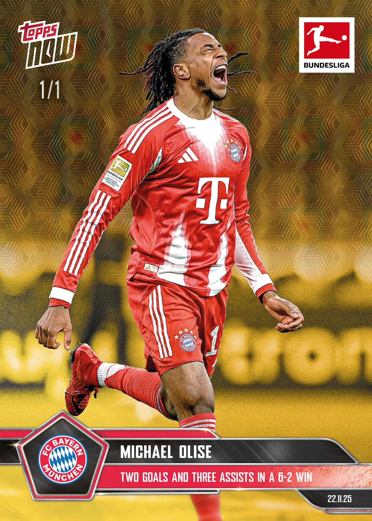 Michael Olise 26 Bundesliga Topps NOW®
