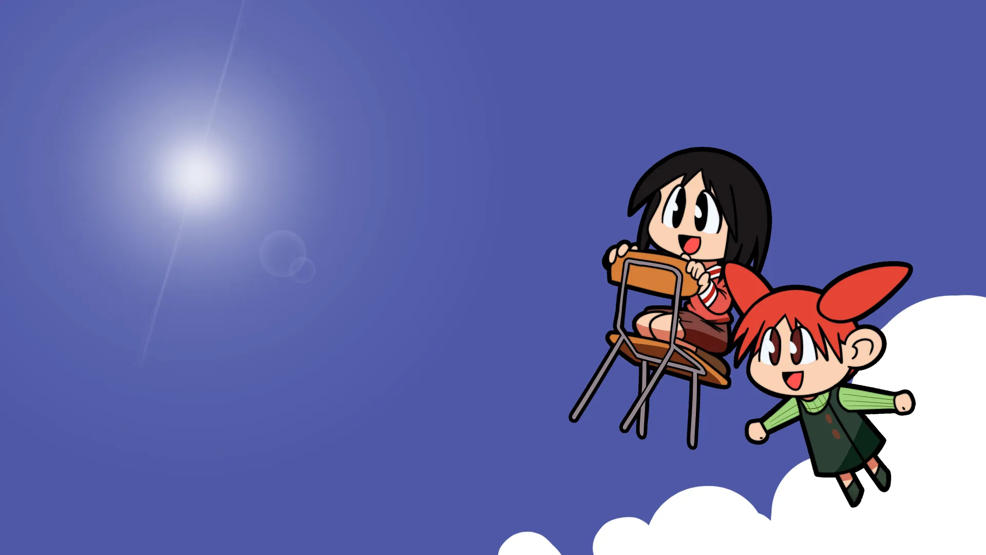 Azumanga Daioh Wallpaper Remake by negakona on Newgrounds