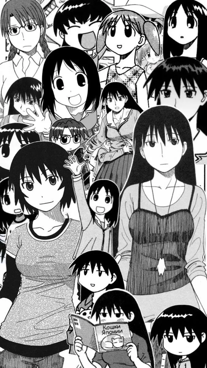 azumangadaioh #collage #wallpaper