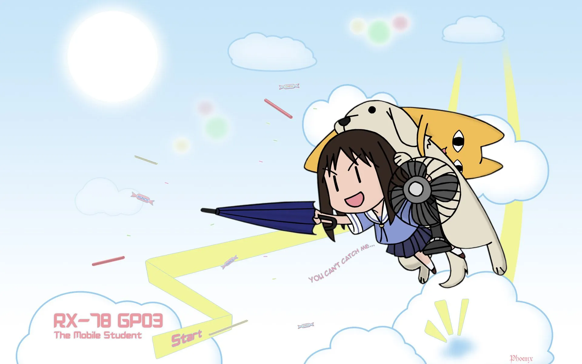 The Forgotten Lair. Azumanga Daioh Desktop Wallpaper