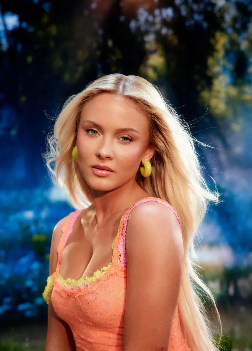 zaralarsson stunning in new photo of the Midnight Sun album shoot