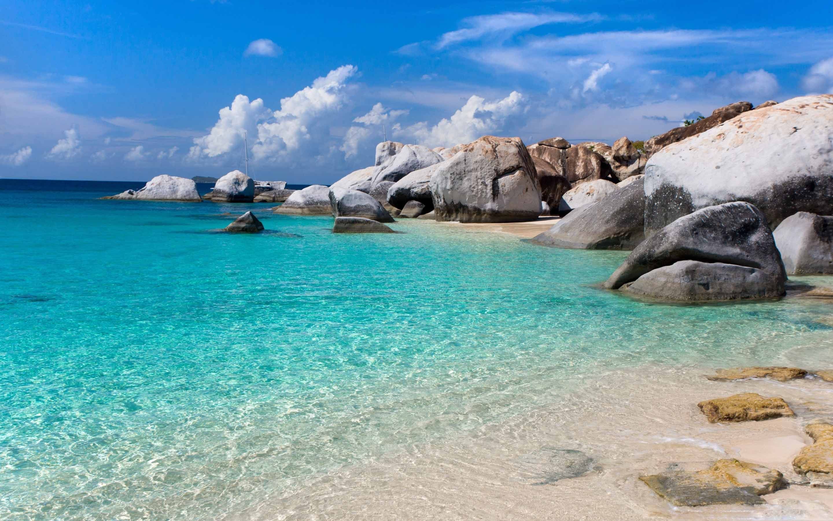 Tropical Beach MacBook Pro Wallpaper Download
