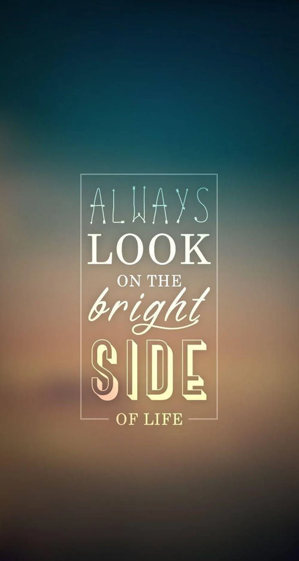Download Inspirational Reminder on Phone Screen Wallpaper