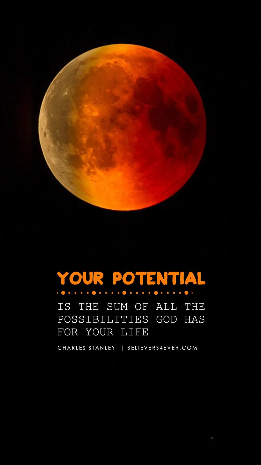 Your potential quote mobile wallpaper