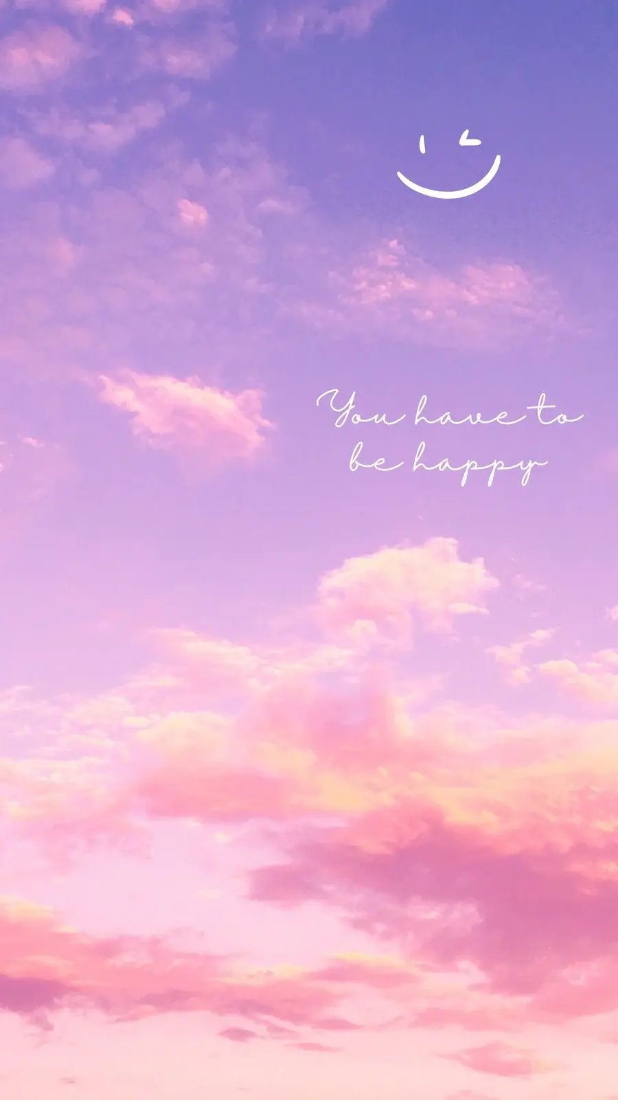 You Have To Be Happy Inspirational Quotes Sunsets