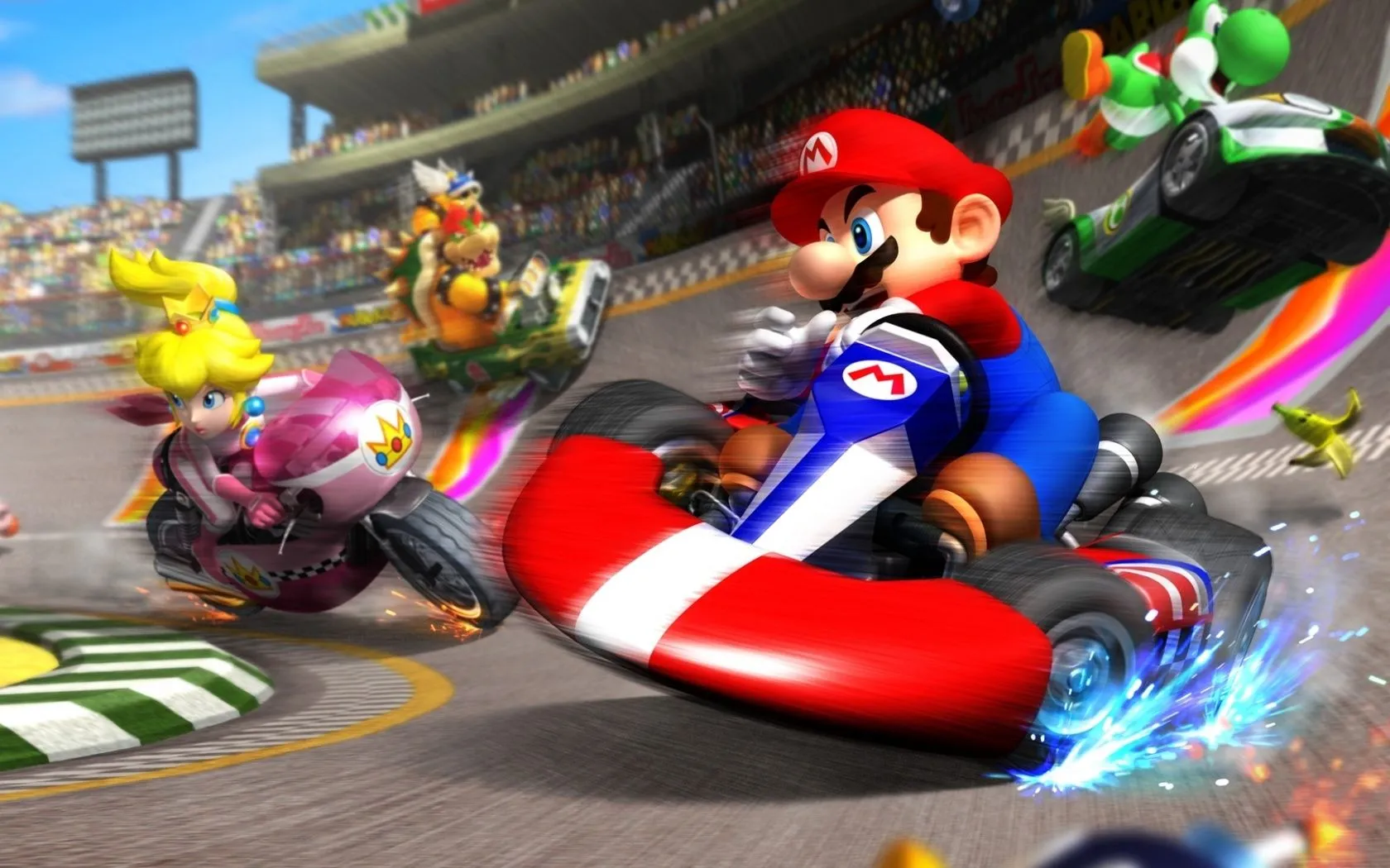 Mario kart 4K UHD Wallpaper for UltraHD Desktop and TV, Widescreen and UltraWide Display, Smartphone and Tablet Devices