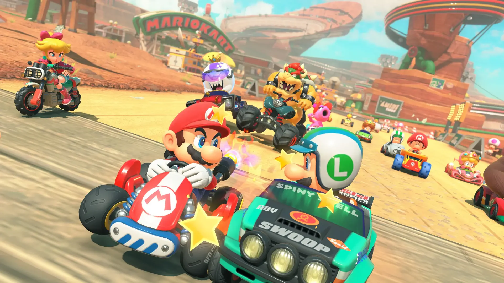 Mario Kart World 4K Ultra HD Wallpaper