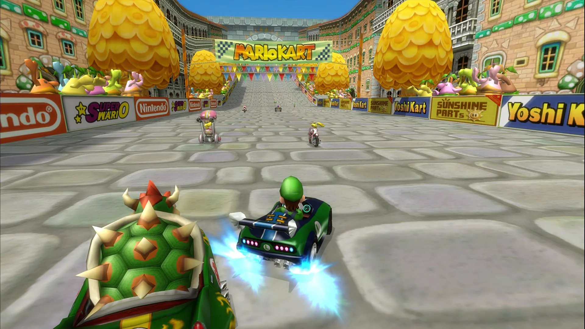 Free Mario Kart Wii 4K Wallpaper & Desktop HD Background for PC