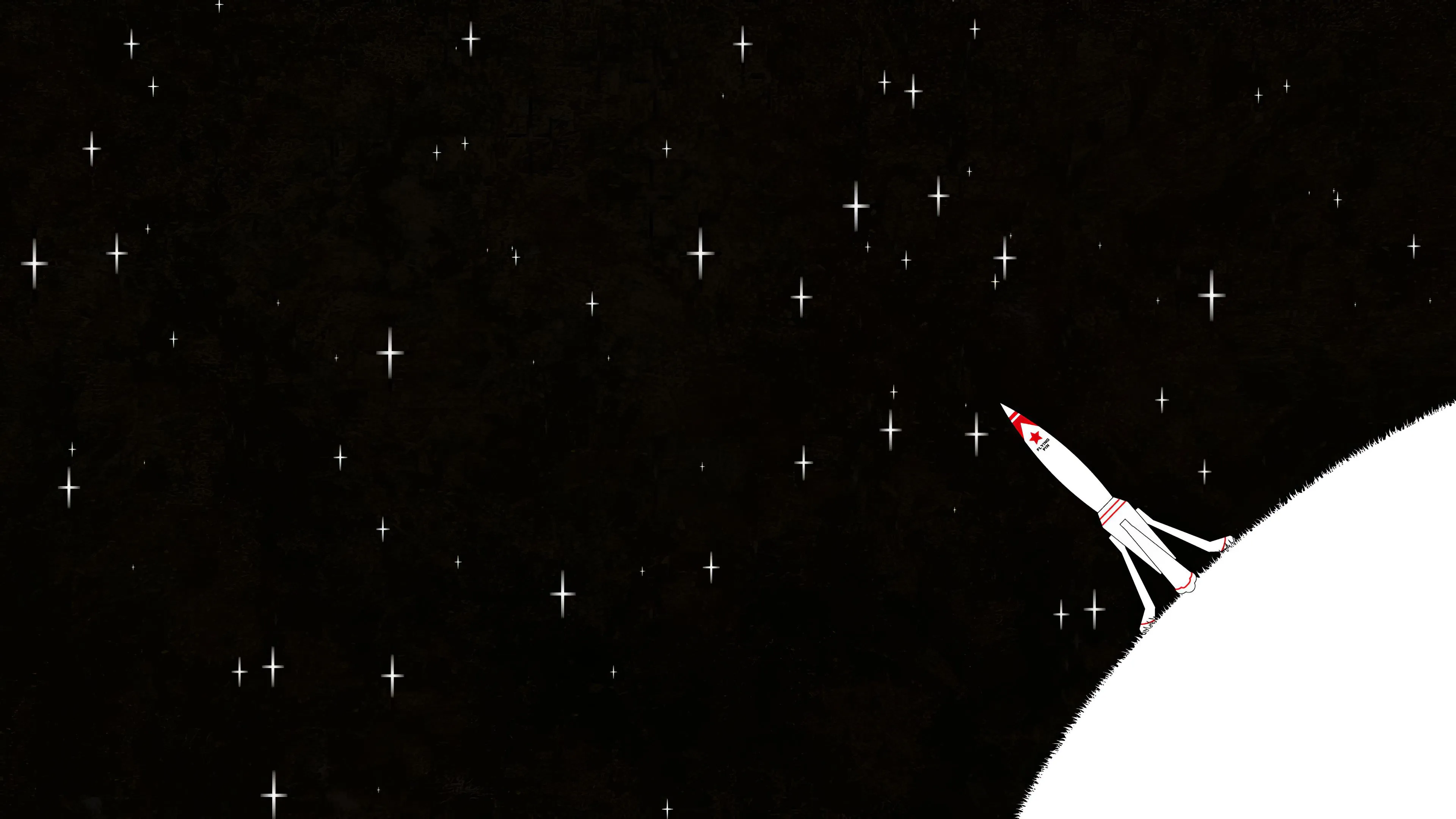 Wallpaper White and Black Star Print Textile, Background Free Image