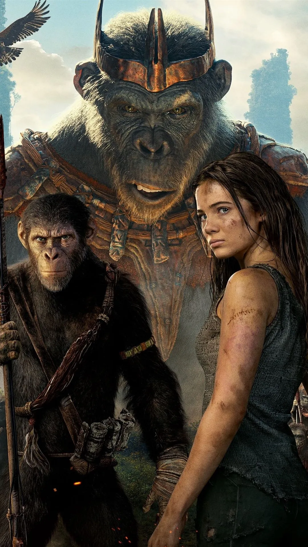 Kingdom Of The Planet Of The Apes, 2024 Movie 1080x1920 IPhone 8 7 6 6S Plus Wallpaper, Background, Picture, Image