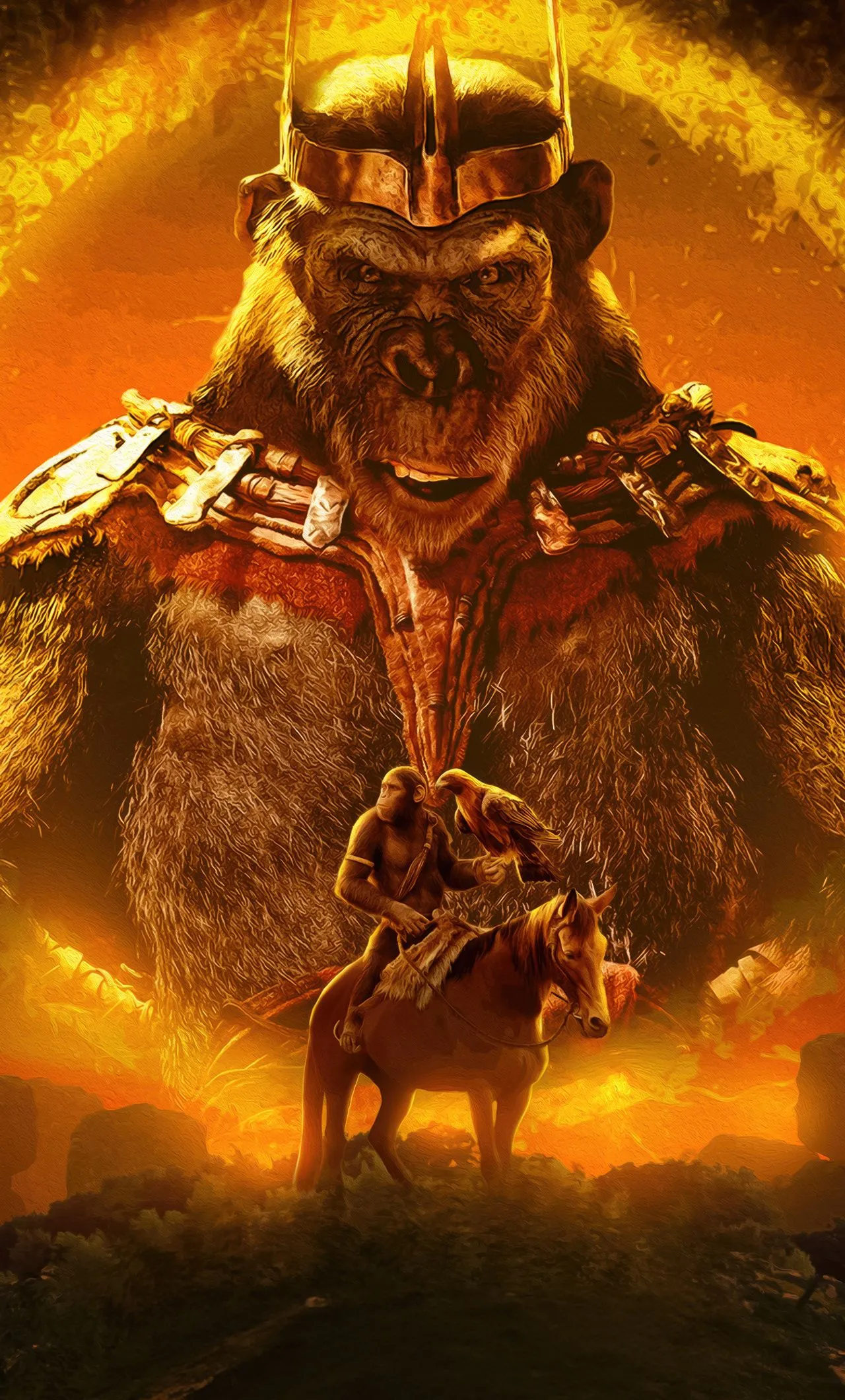 Kingdom Of The Planet Of The Apes Breaking New Poster iPhone 6+, HD 4k Wallpaper, Image, Background, Photos and Picture