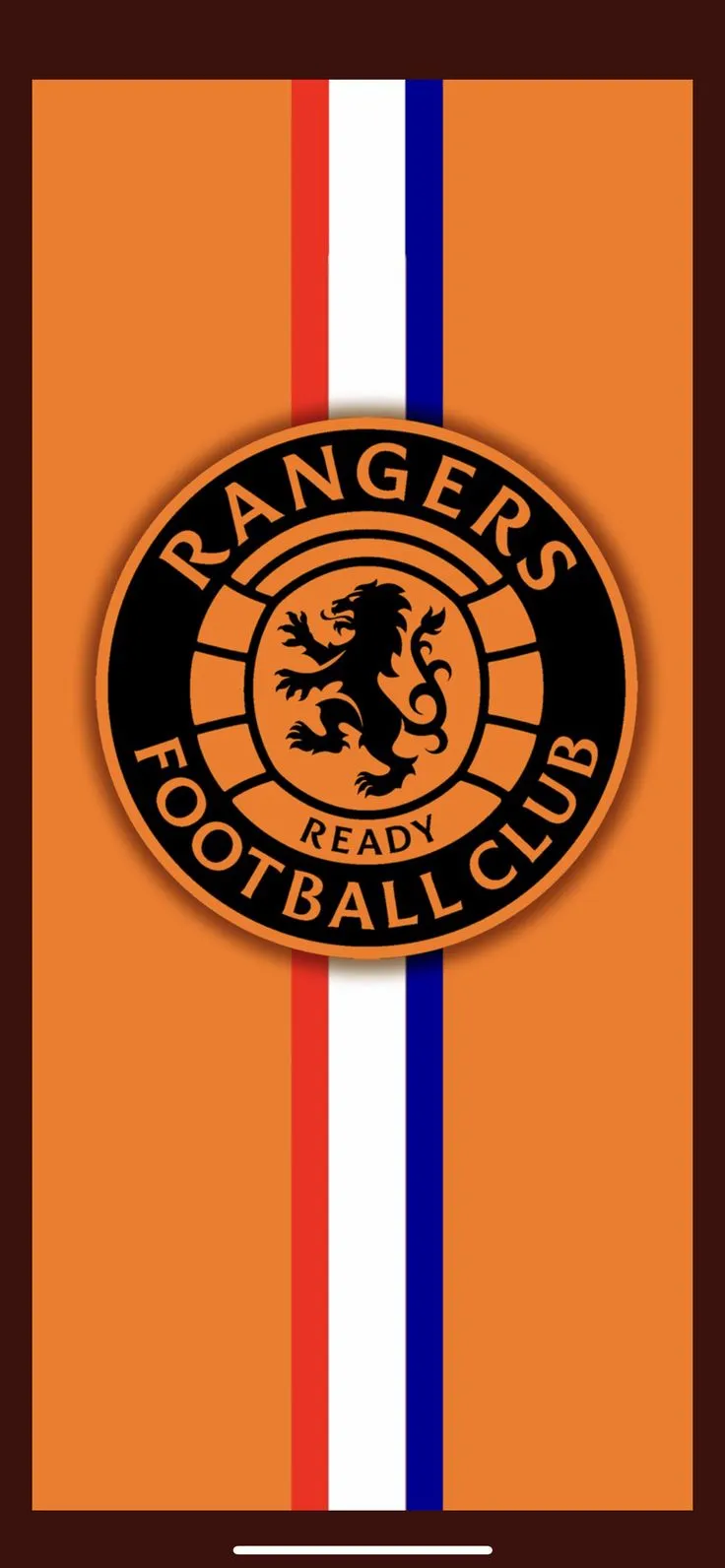 Glasgow Rangers FC Logo on Striped Background. Rangers fc logo wallpaper, Rangers phone wallpaper, Rangers
