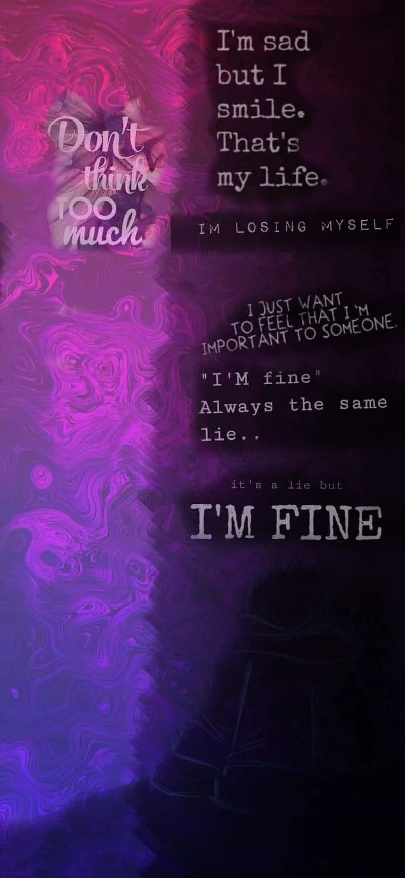 Im fine, mobile, quotes, HD phone wallpaper