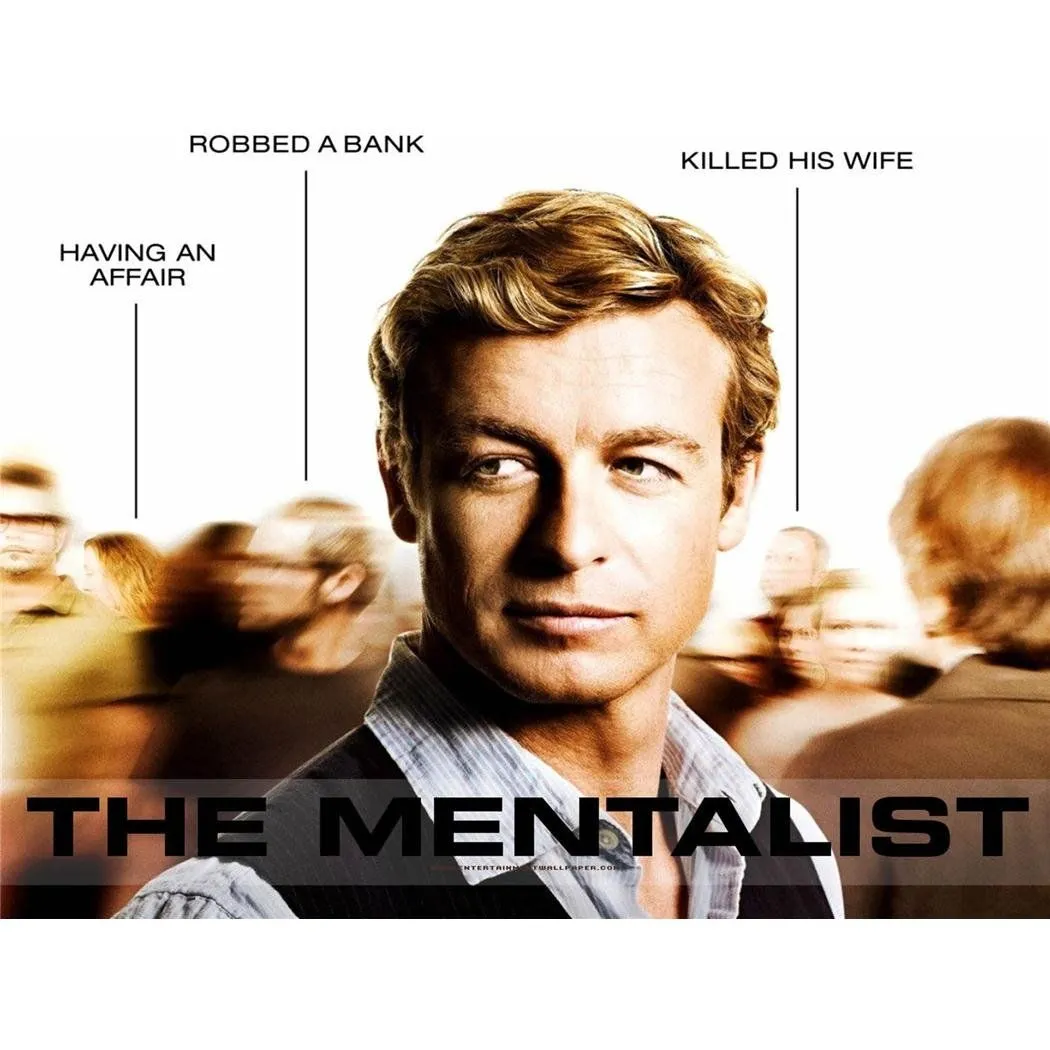 The Mentalist Poster by Silk Printing # Size about (47cm x 35cm, 19inch x 14inch) # Unique Gift # 1B7535: Posters & Prints