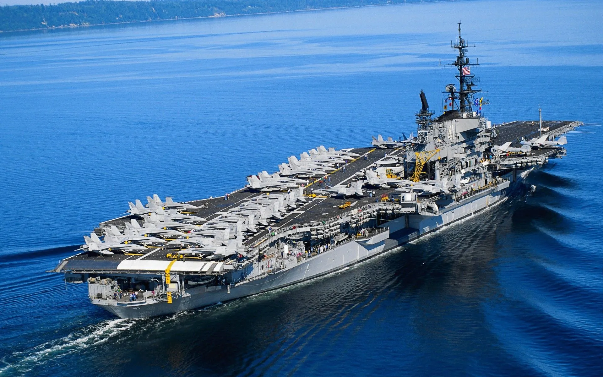 USS Midway (CV 41): Stunning HD Wallpaper Of A Legendary Aircraft Carrierx1200