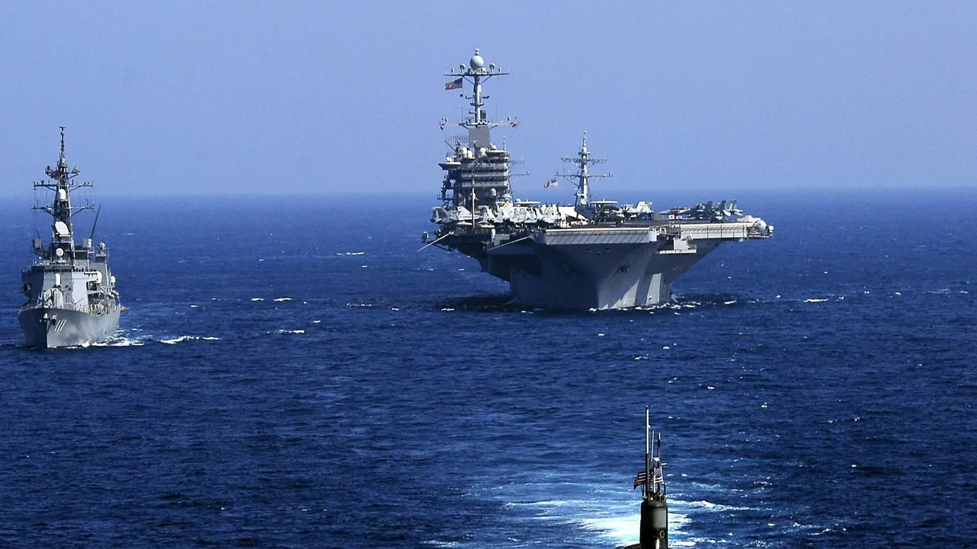 US Aircraft Carrier Modern Military HD Wallpaper