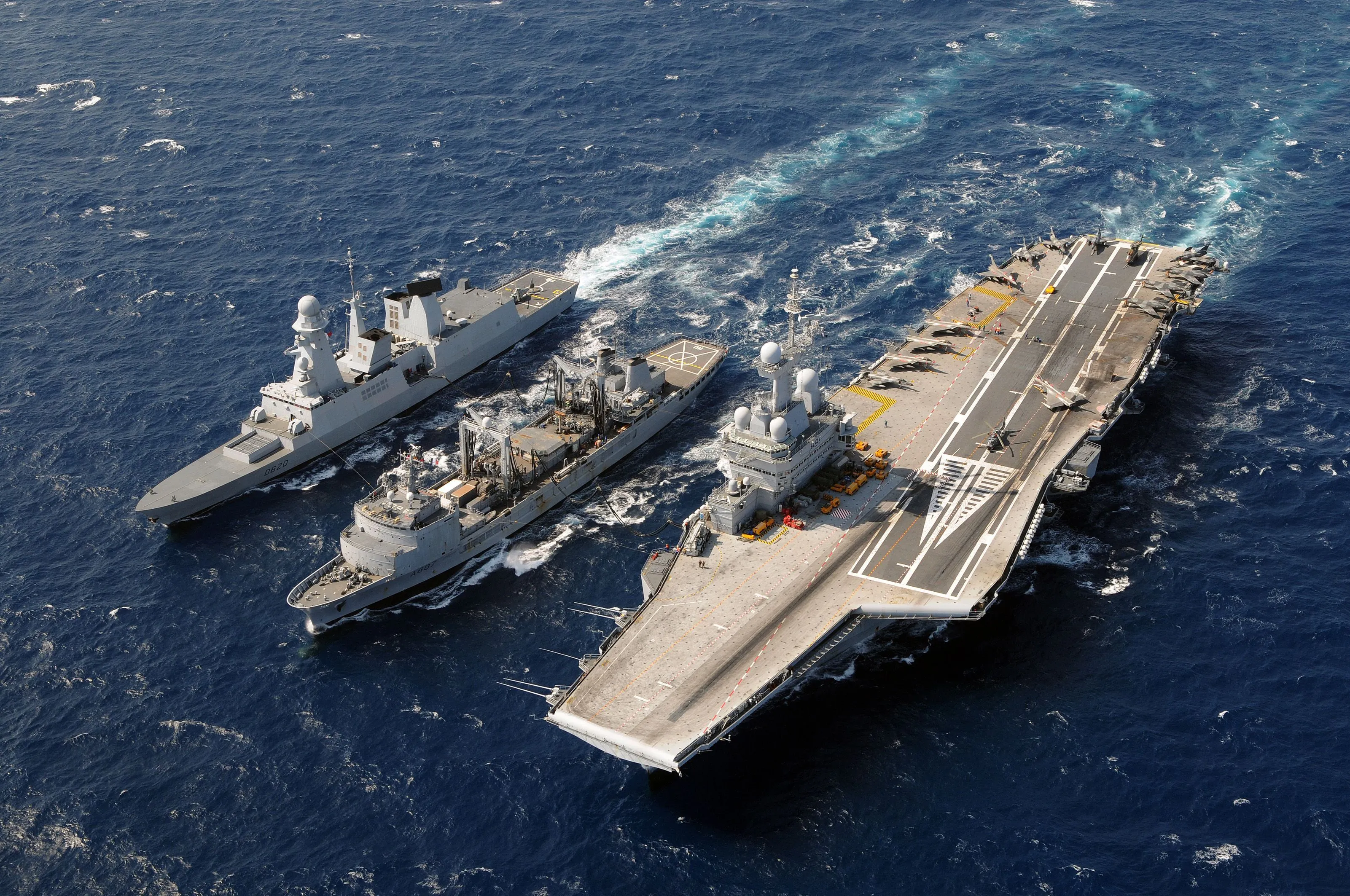 French Aircraft Carrier Charles De Gaulle Phone Wallpaper: Free 4K & HD Downloads