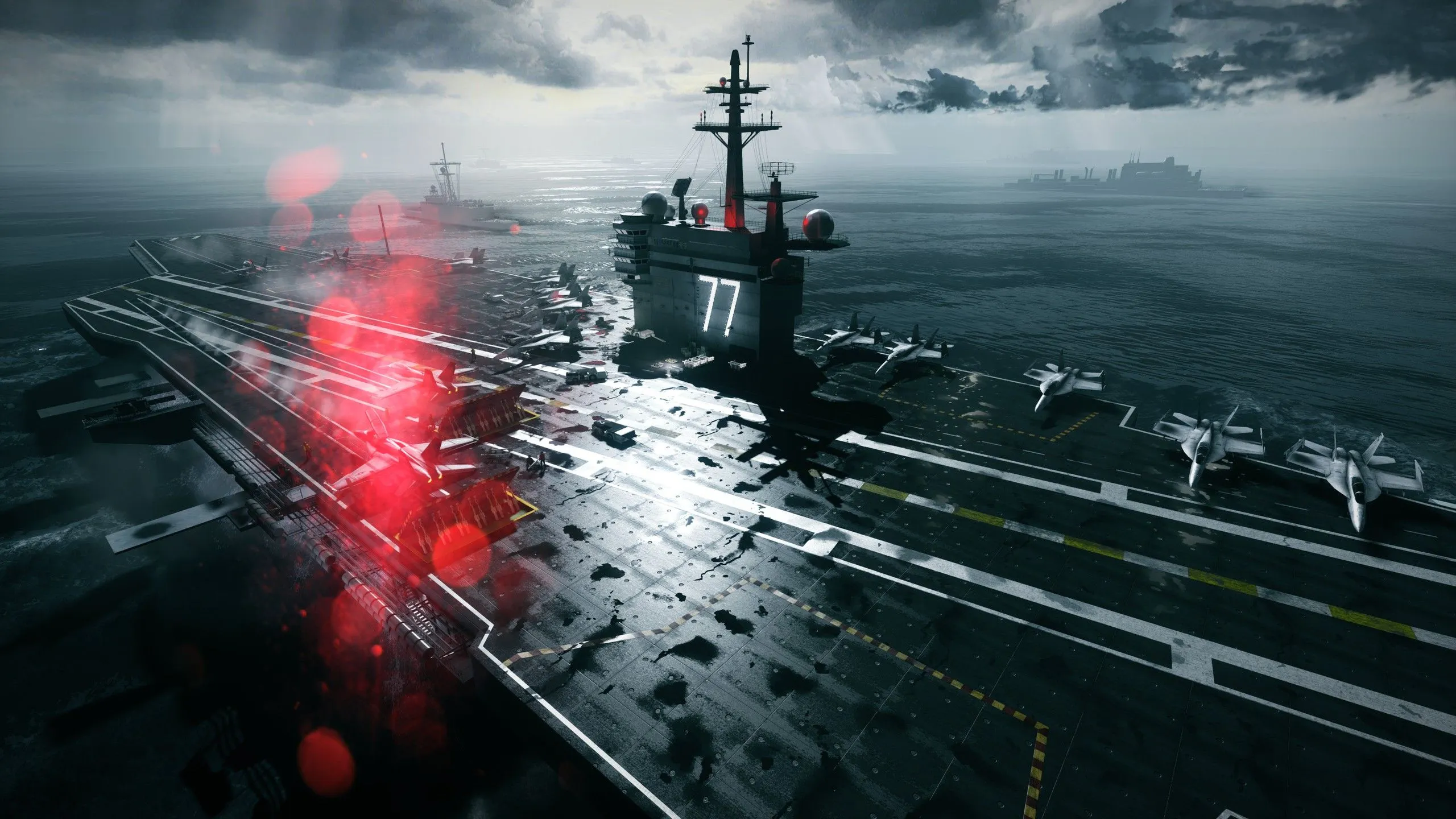 battlefield, Aircraft, Carrier, Military, Ship, Ships, Sea, Ocean, Weapons Wallpaper HD / Desktop and Mobile Background