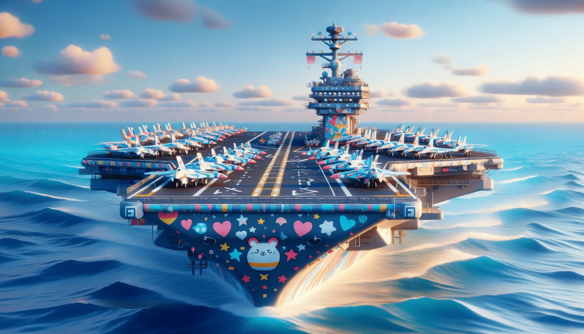 4K Ultra HD Aircraft Carrier Wallpaper