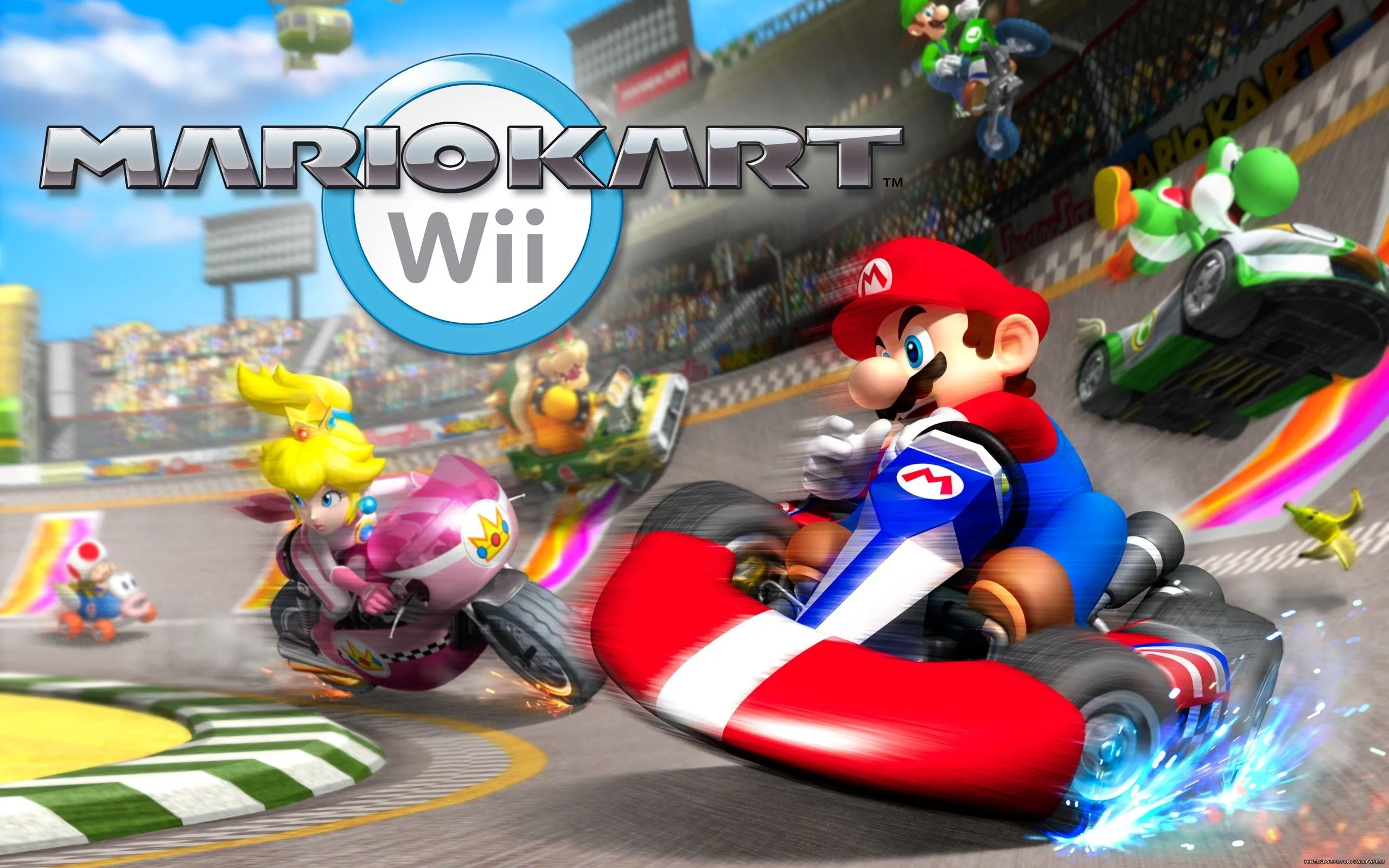 Wallpaper Wii, Nintendo, Mario Kart for mobile and desktop, section игры, resolution 2560x1600