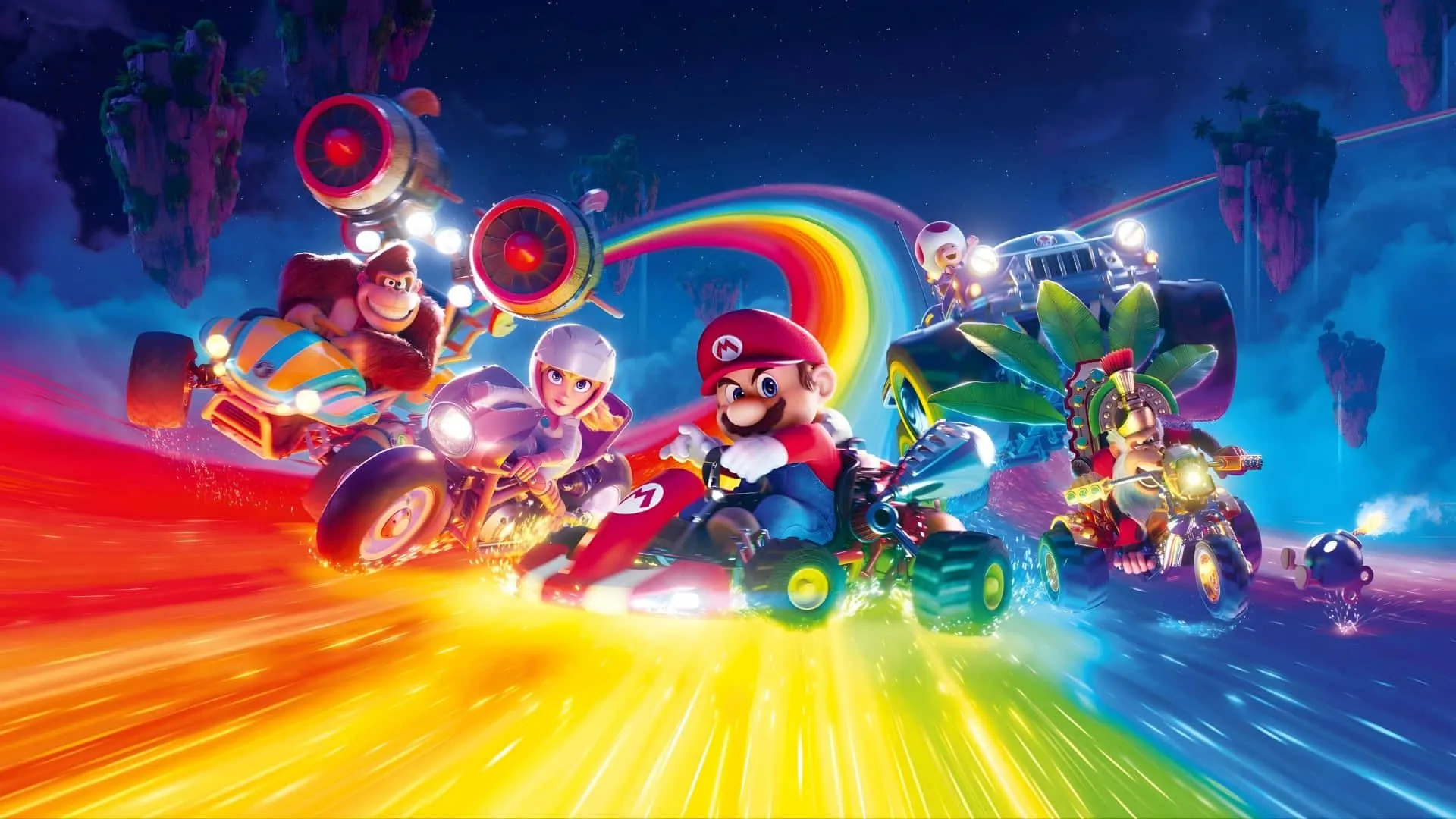 Download Mario Kart World Race Wallpaper