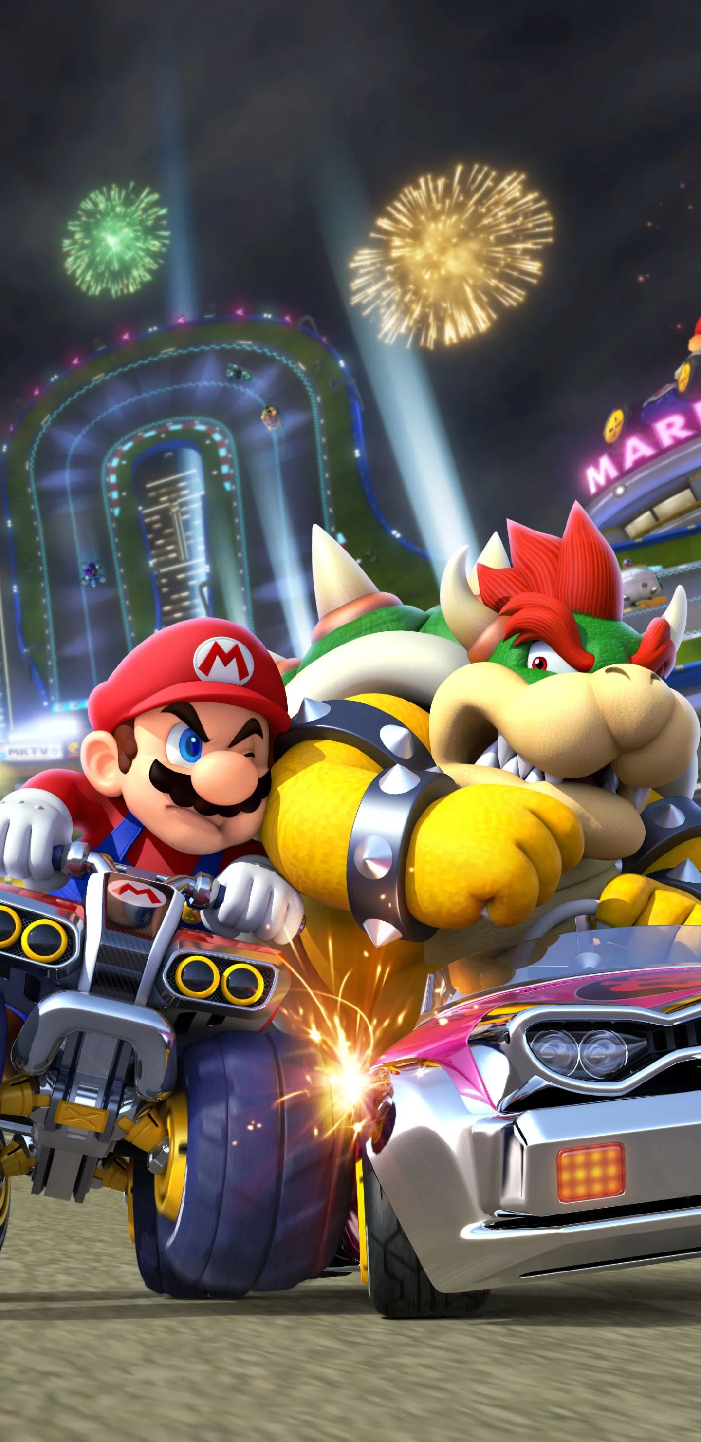 Phone wallpaper: Mario Kart 8, Mario, Video Game 337335