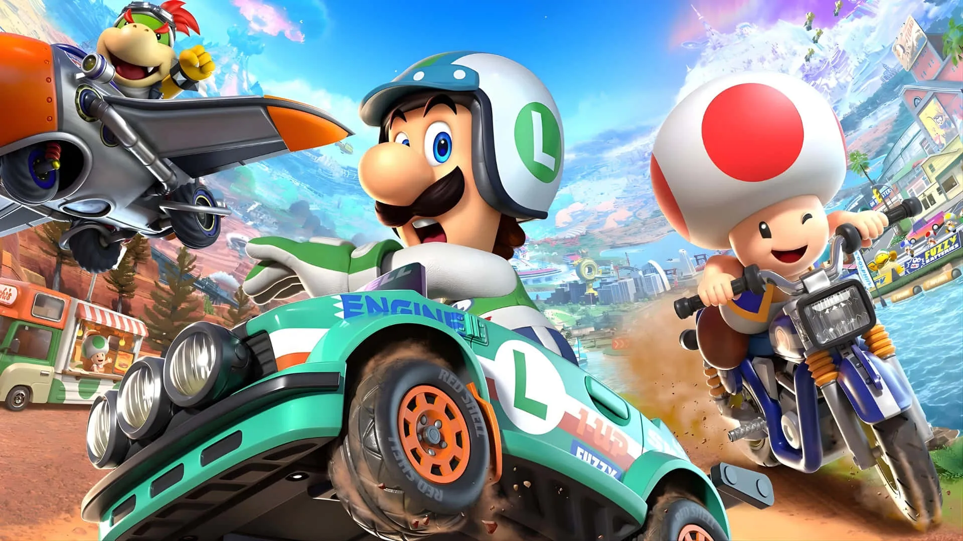 Download Mario Kart World Adventure Wallpaper