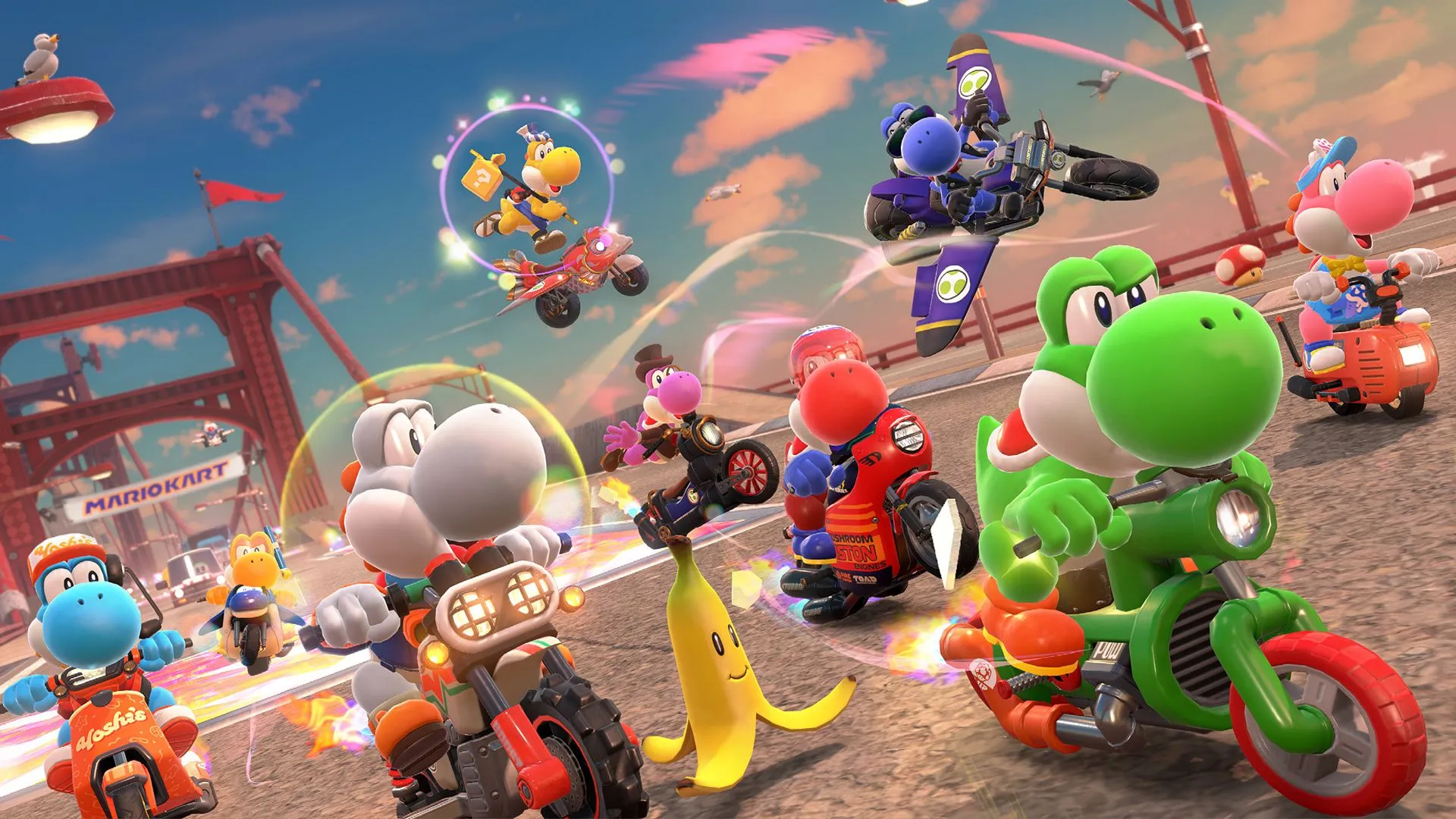 Download Mario Kart World HD Wallpaperx1080
