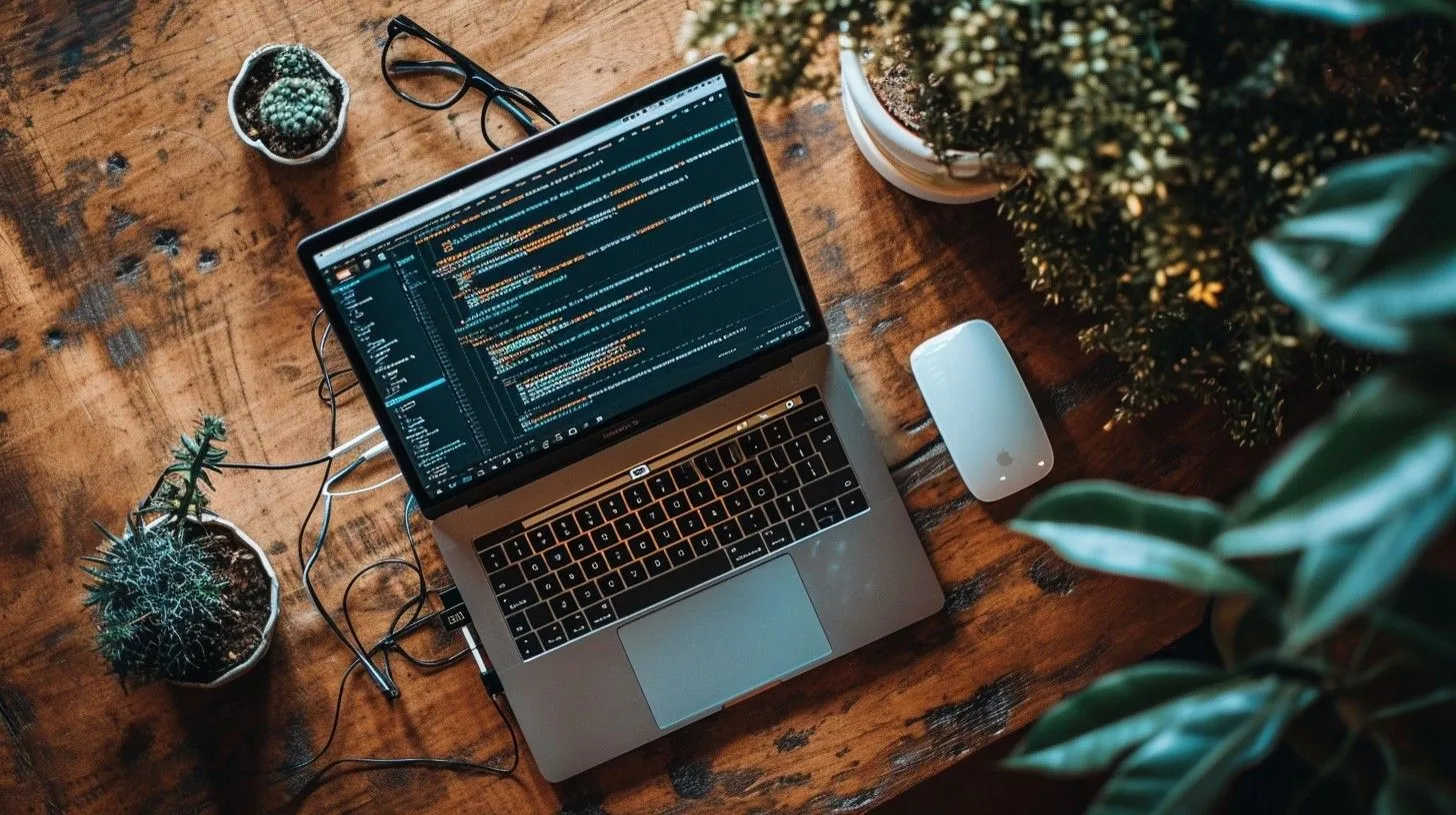 Free Coding Workspace Setup Image, Coding, Work