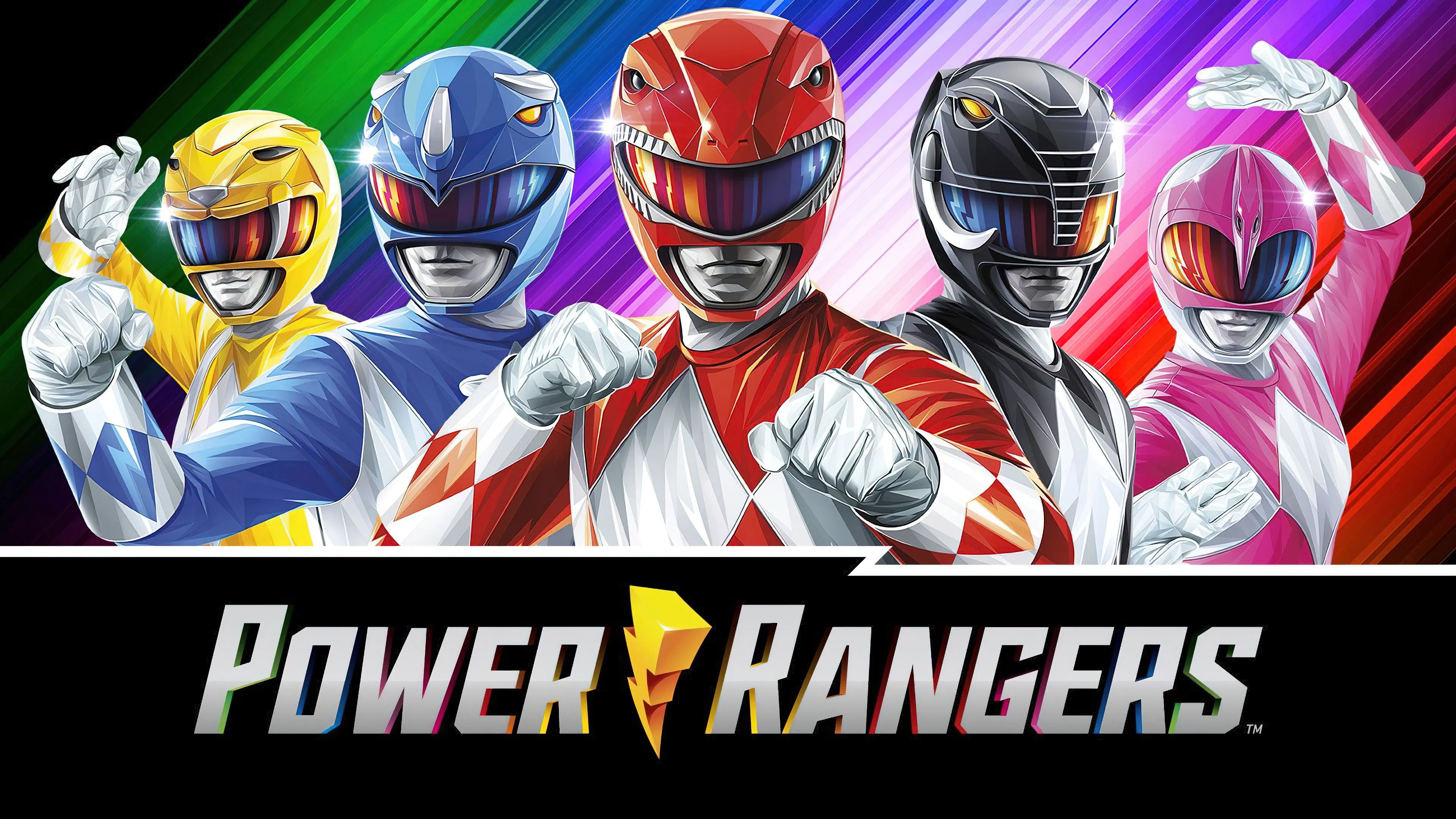 Power Rangers Wallpaper 4K, Poster, TV series, Colorful