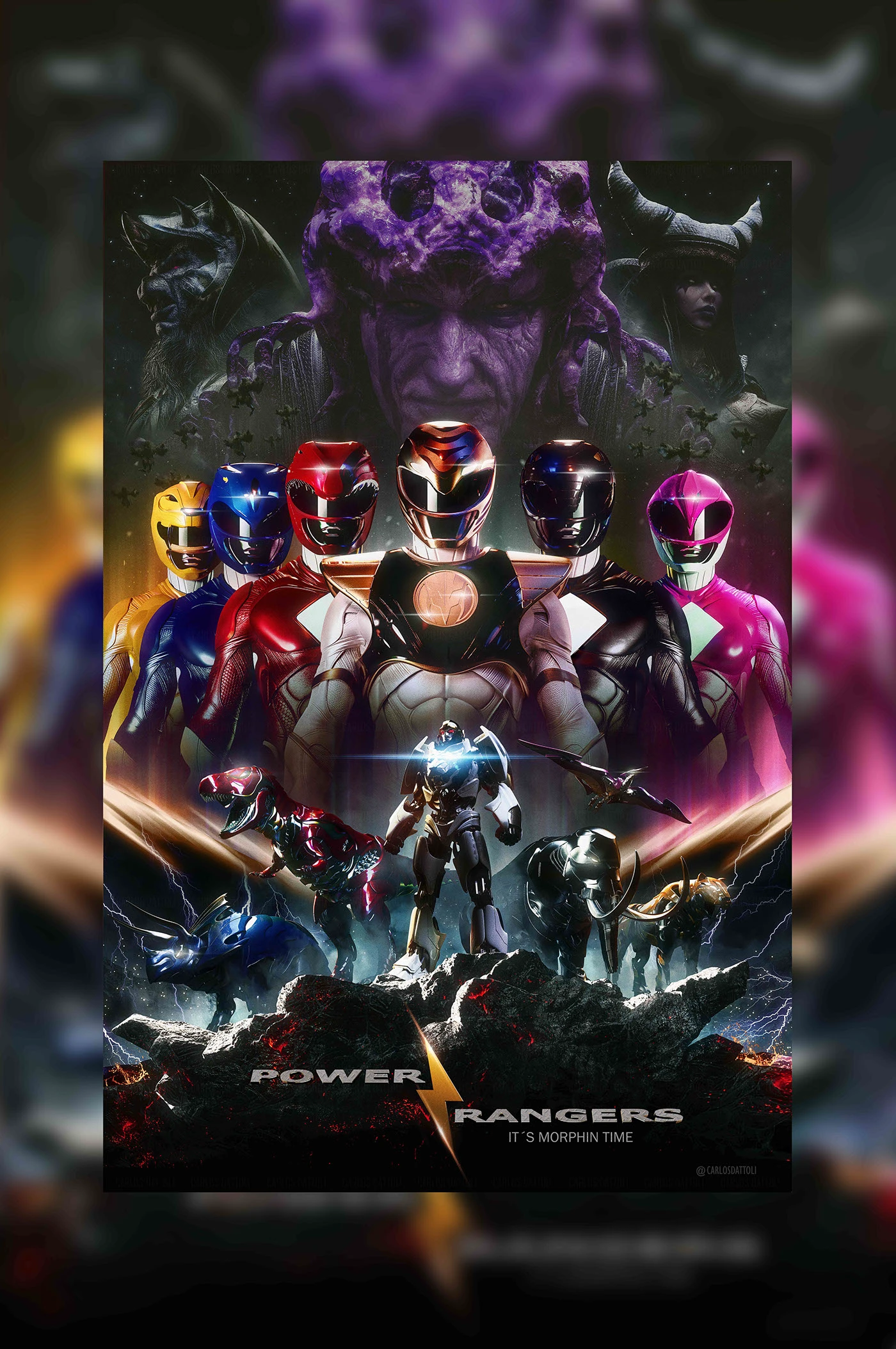 Power Rangers (Movie Poster) - Behance