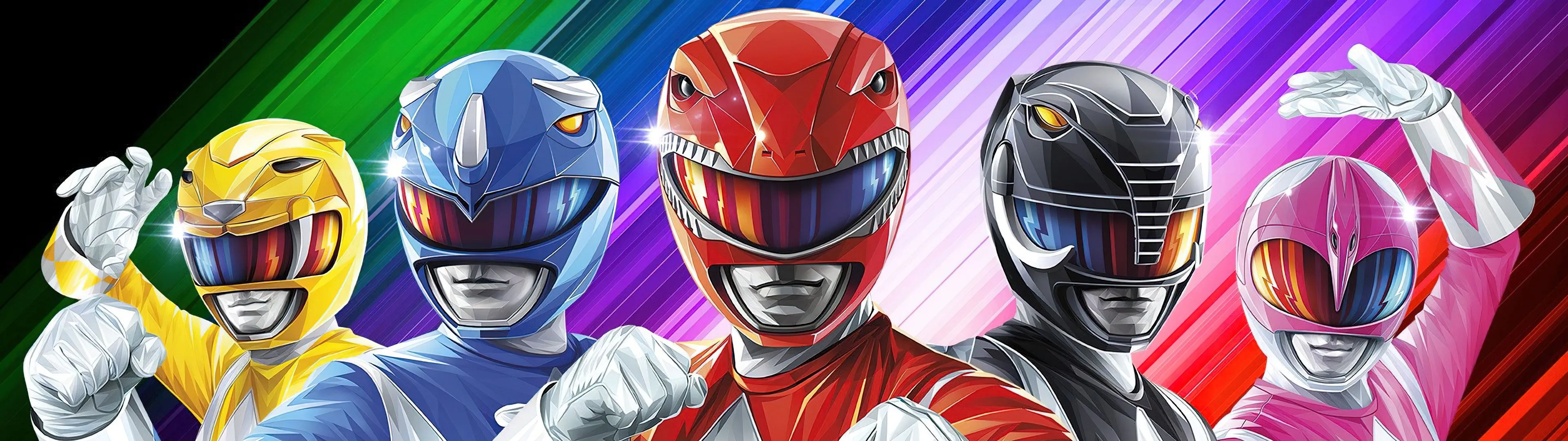 Power Rangers Wallpaper 4K, Poster, TV series, Colorful