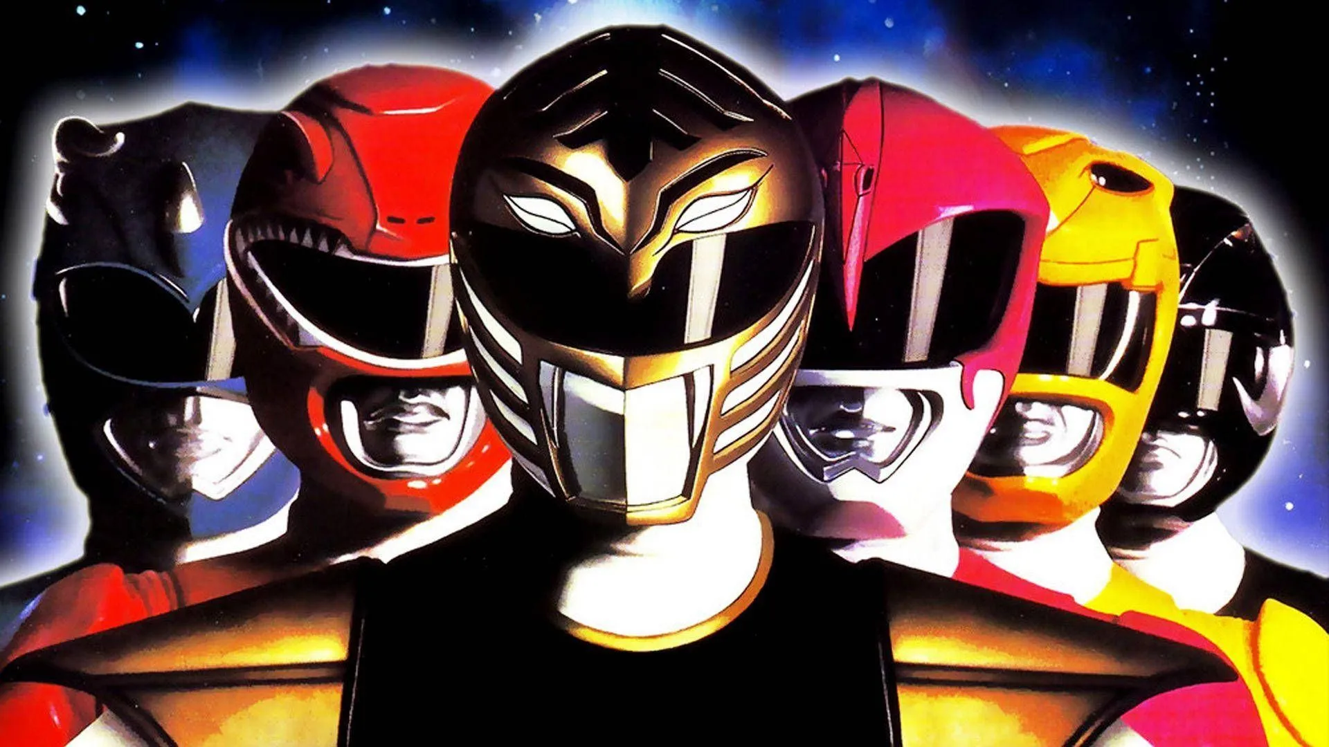 Download The Mighty Morphin Power Rangers in Action Wallpaper