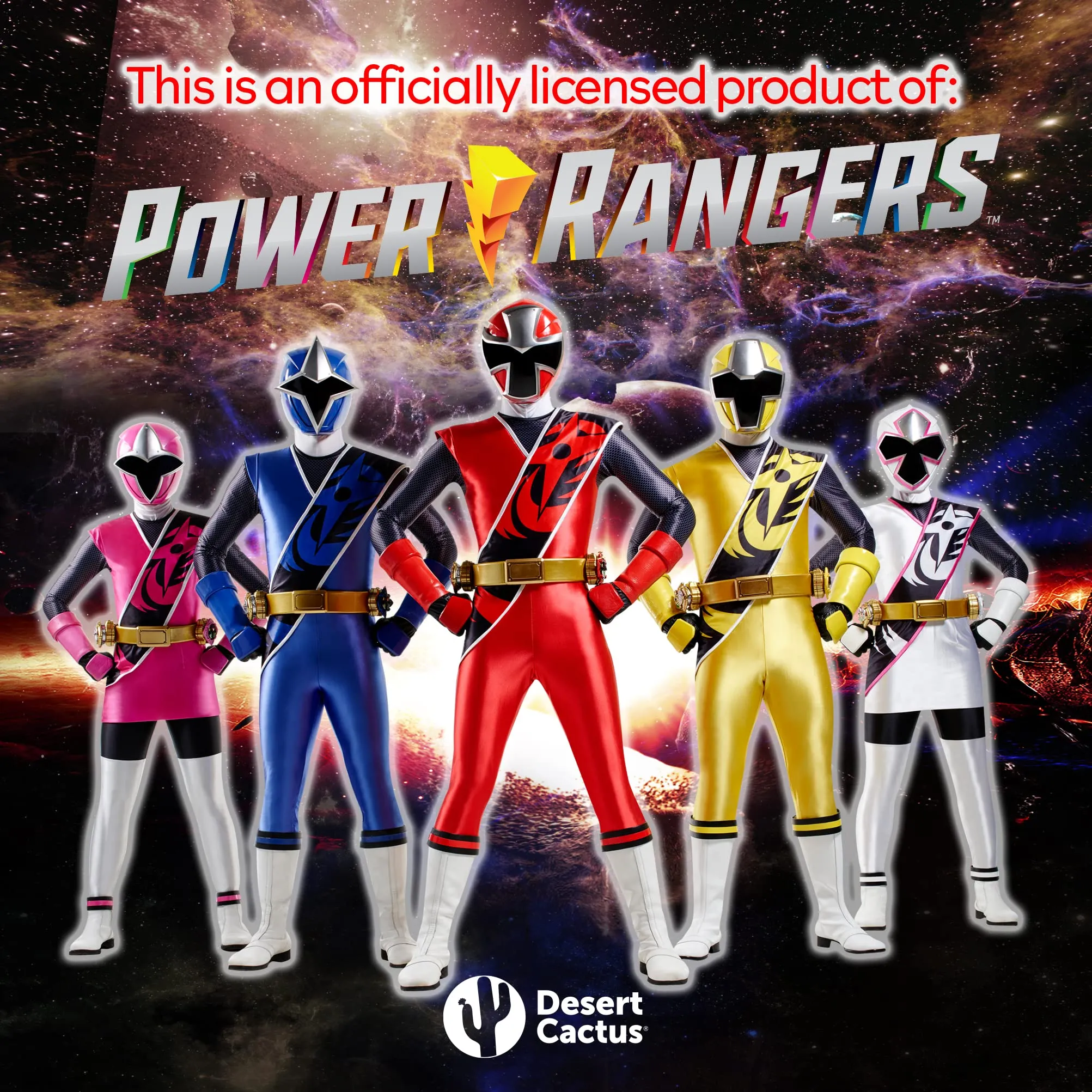 Desert Cactus Power Rangers Poster 24 x 36 inch Room Office Décor Decoration Official Fan Gear (24x36, Design 1): Posters & Prints