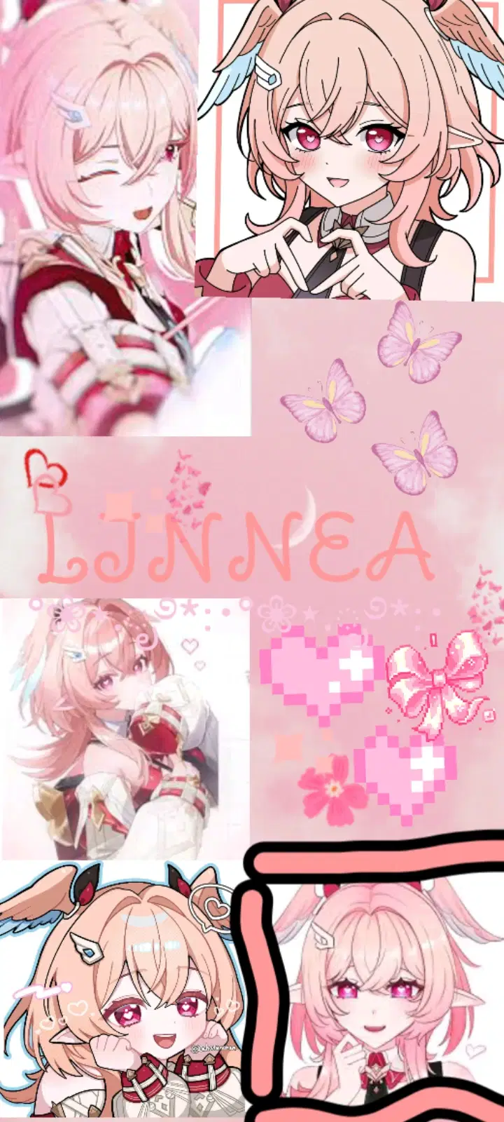 Linnea and Lohen wallpaper i made Genshin Impact