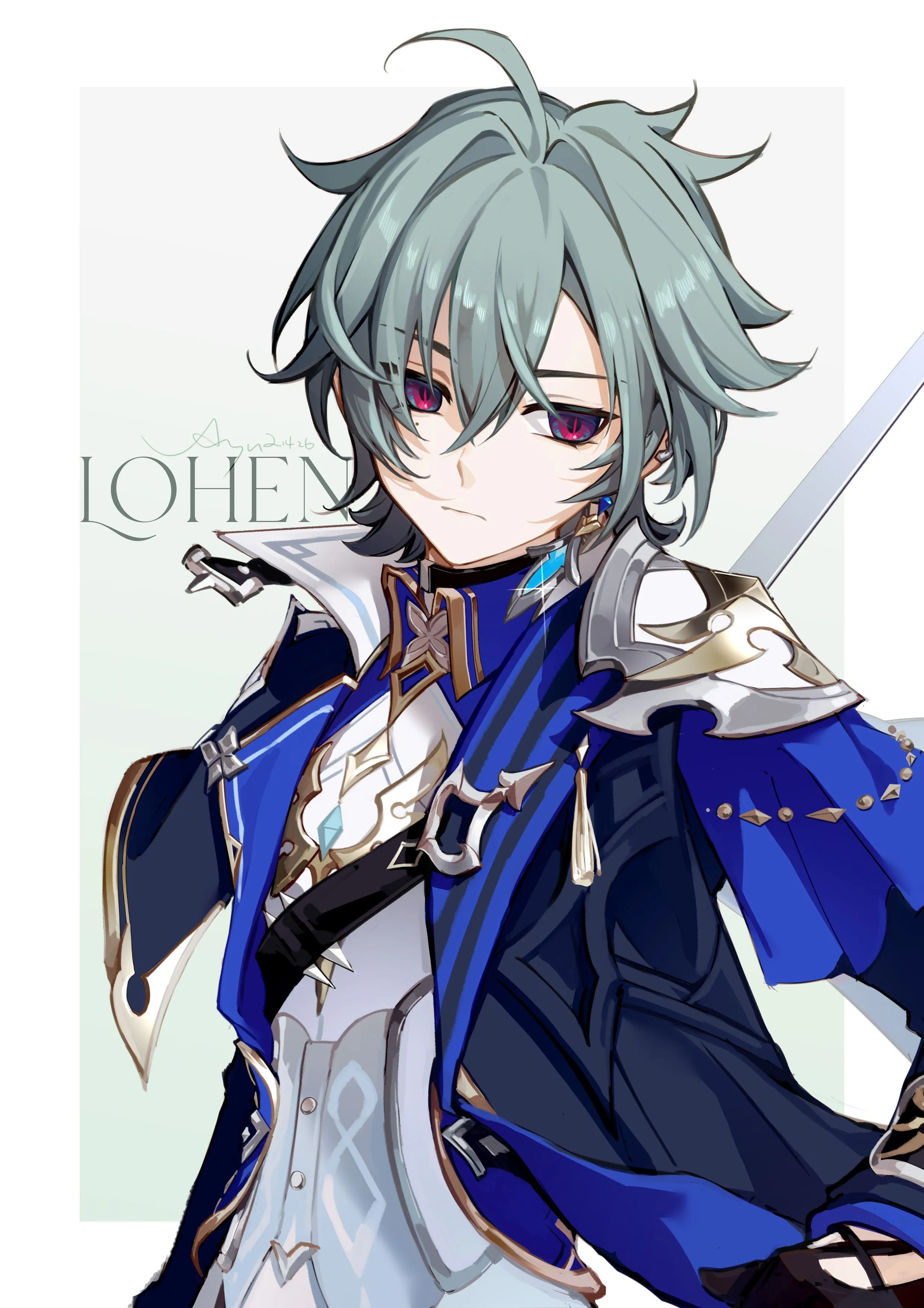 Lohen (Genshin Impact) Mobile Wallpaper by ljaisga yt Anime Image Board