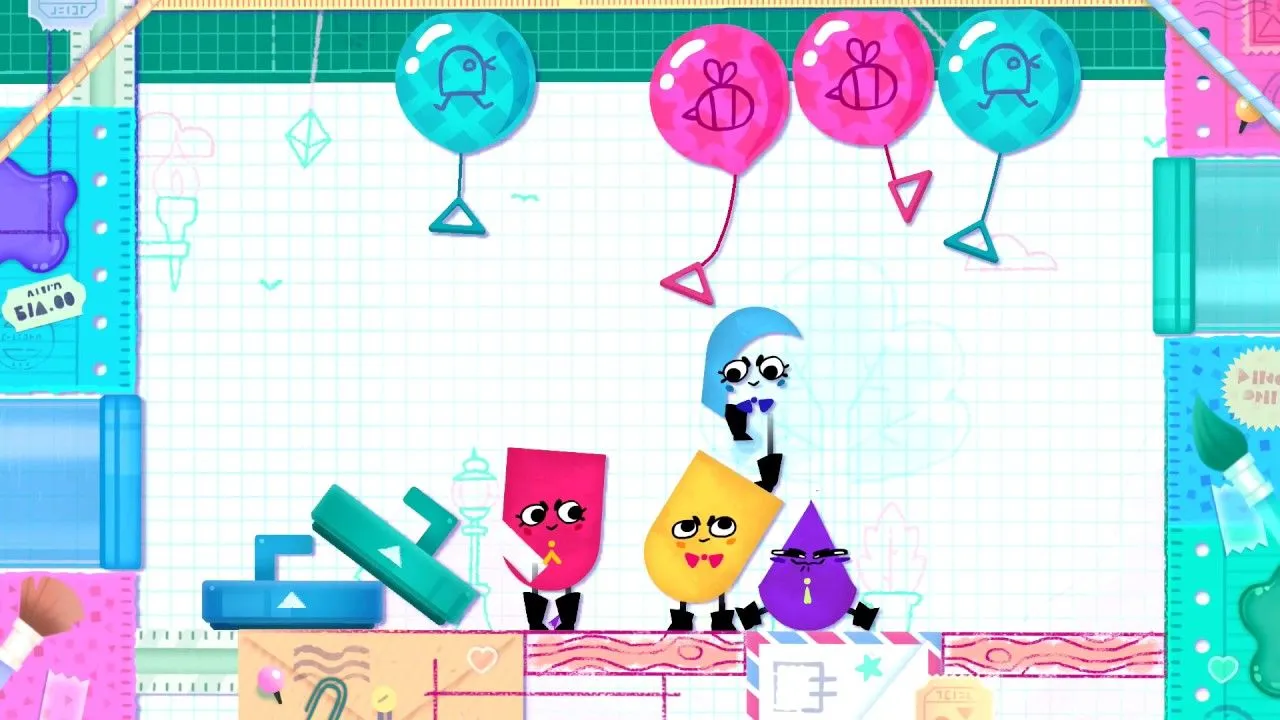 Snipperclips: Part 07 (3 players)