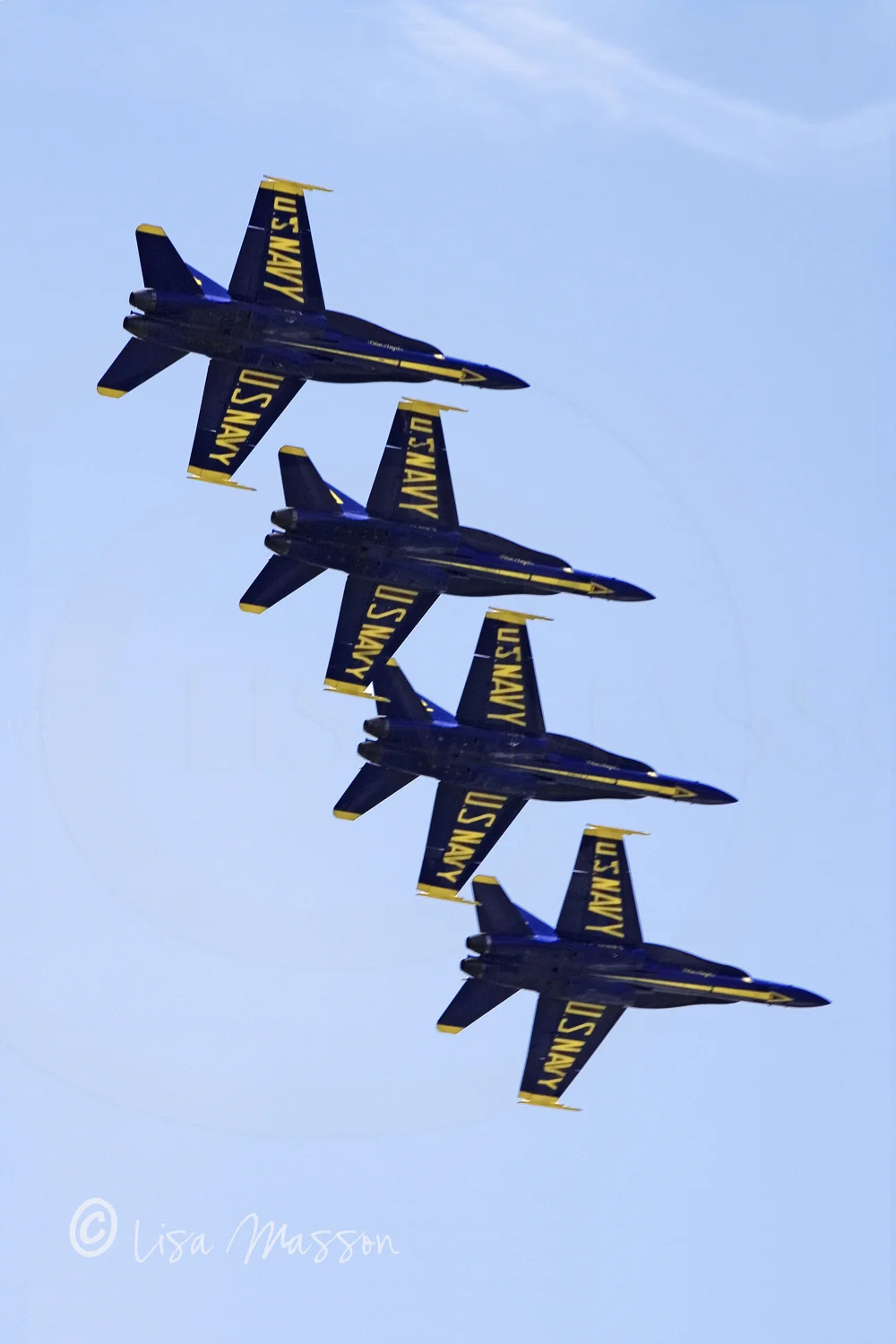 Blue Angels 9697 Four in Formation