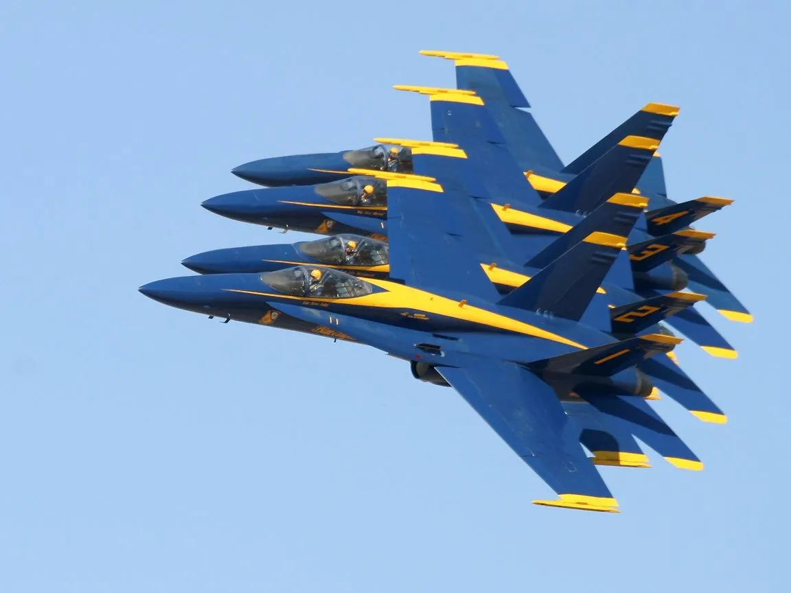 Blue Angel and Thunderbird Wallpaper