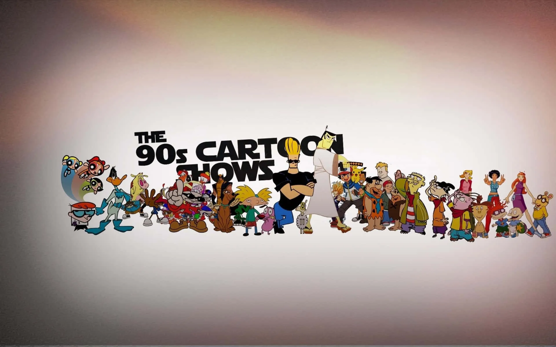 Download An Amazing Collage of All Your Favorite Cartoon Characters Wallpaper