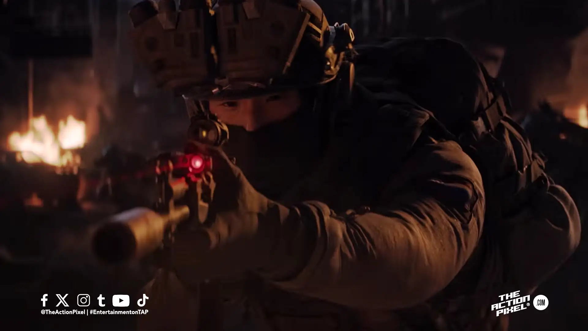 Things go dark as enemy lines are moved aggressively forward in the reveal trailer for “Call Of Duty: Modern Warfare 4”