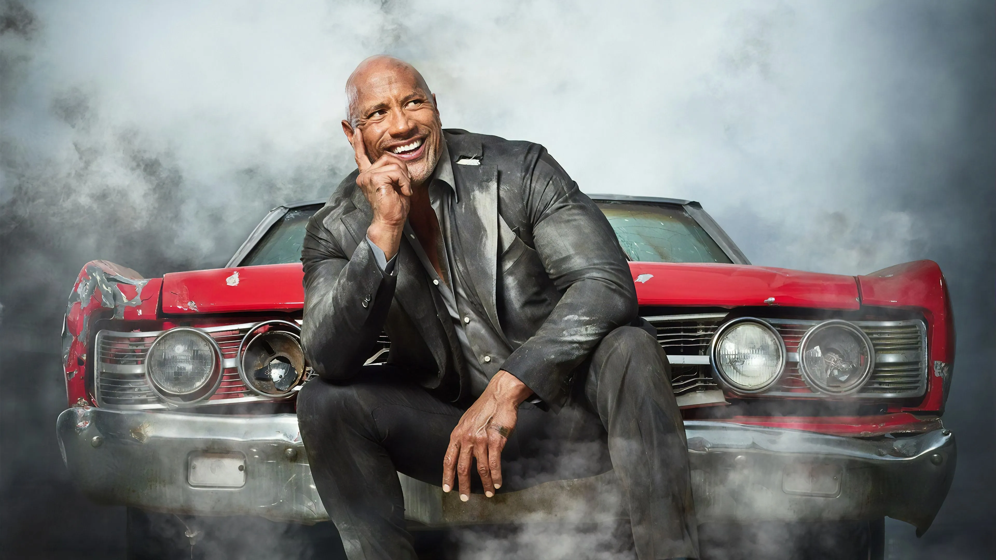 Dwayne Johnson as Luke Hobbs In Fast & Furious Wallpaper, HD Movies 4K Wallpaper, Image and Background