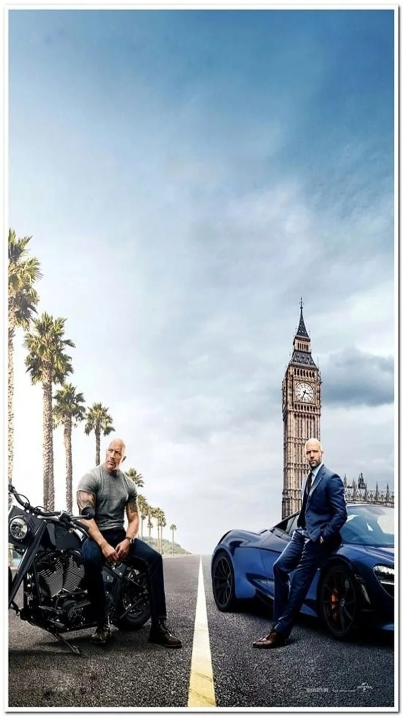 Hobbs and Shaw, fast and furious, HD phone wallpaper