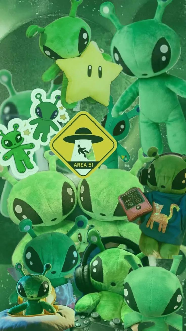 Alien wallpaper phone. Cute alien wallpaper, Ikea alien scene, Ikea alien plush