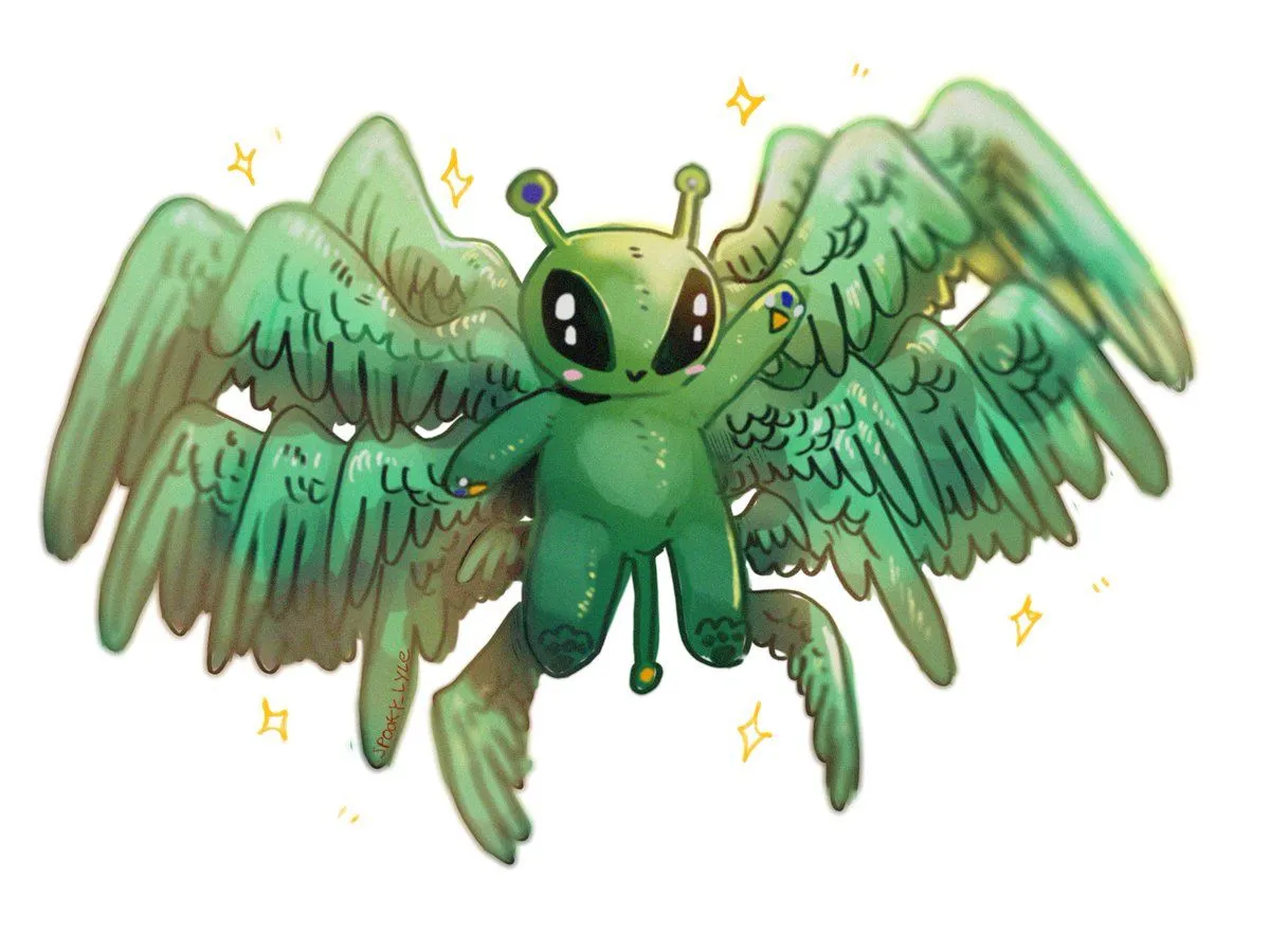 What would you do if an 18 winged AFTONSPARV (gneep) descended upon you? # aftonsparv #ikea #gneep #art #meme I gave him toes because that's what he deserves