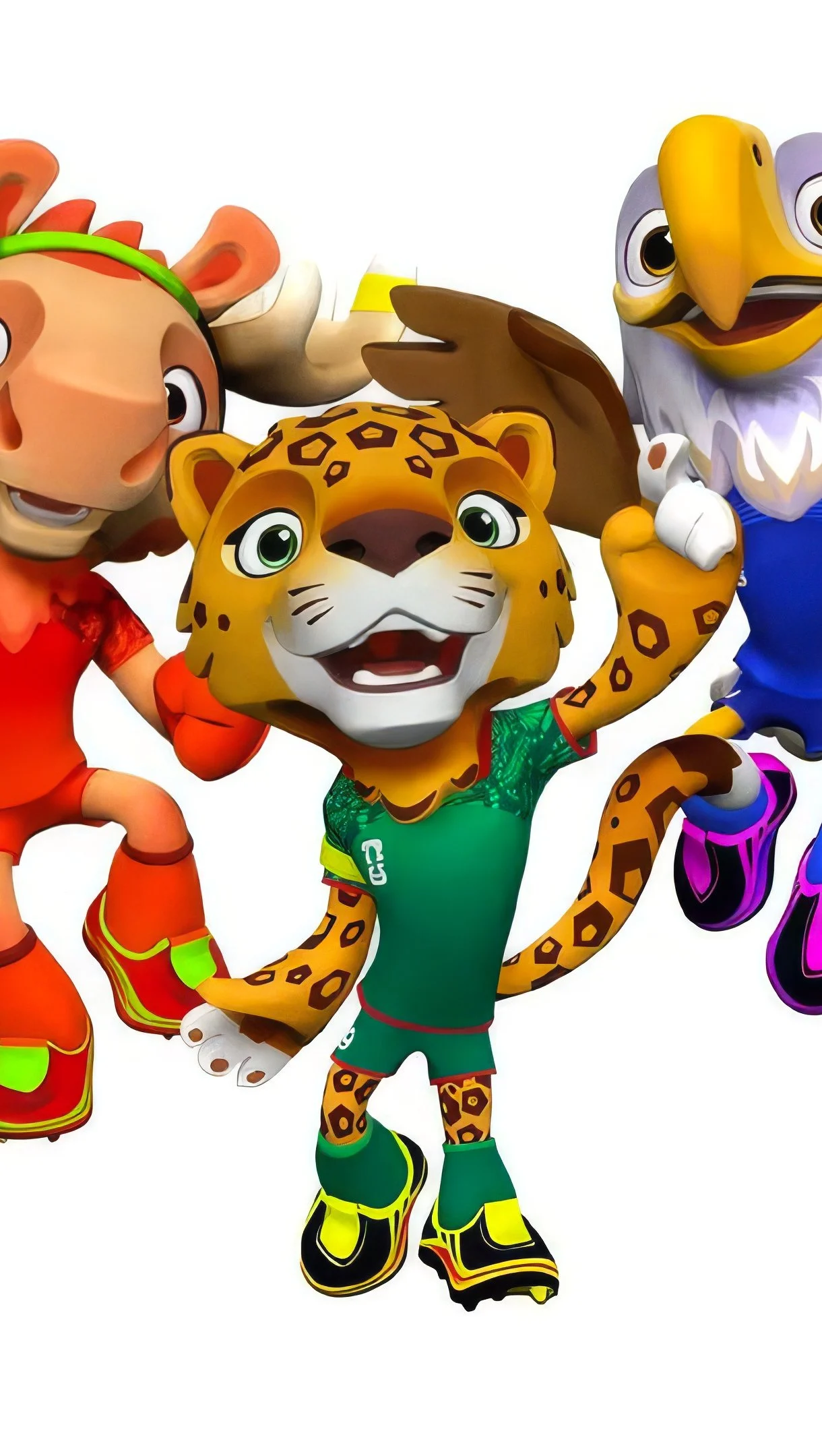 FIFA World Cup 2026 Mascots Wallpaper 4K for iPhone and Mobile Phone