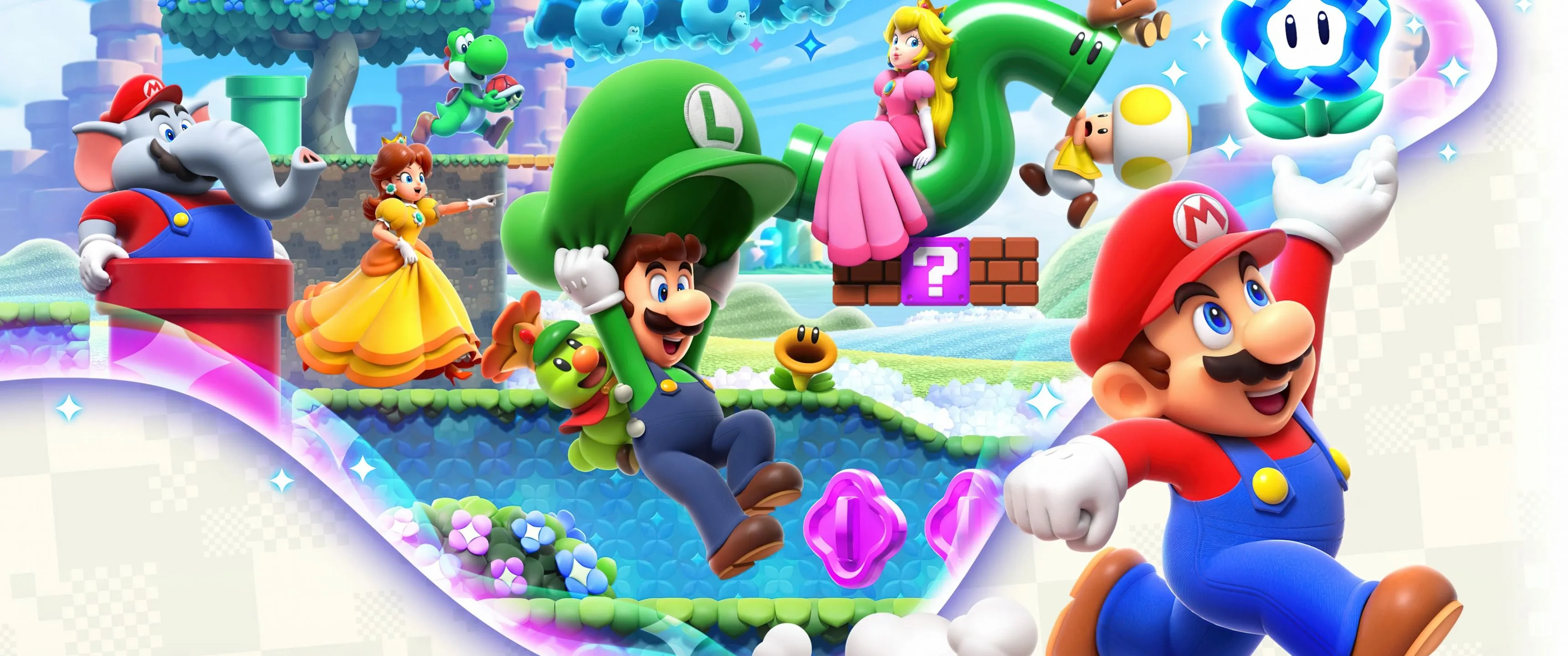 Hd Wallpaper Super Mario Party Pc Download Super Mario Wonder Wallpaper 4K, Nintendo Switch